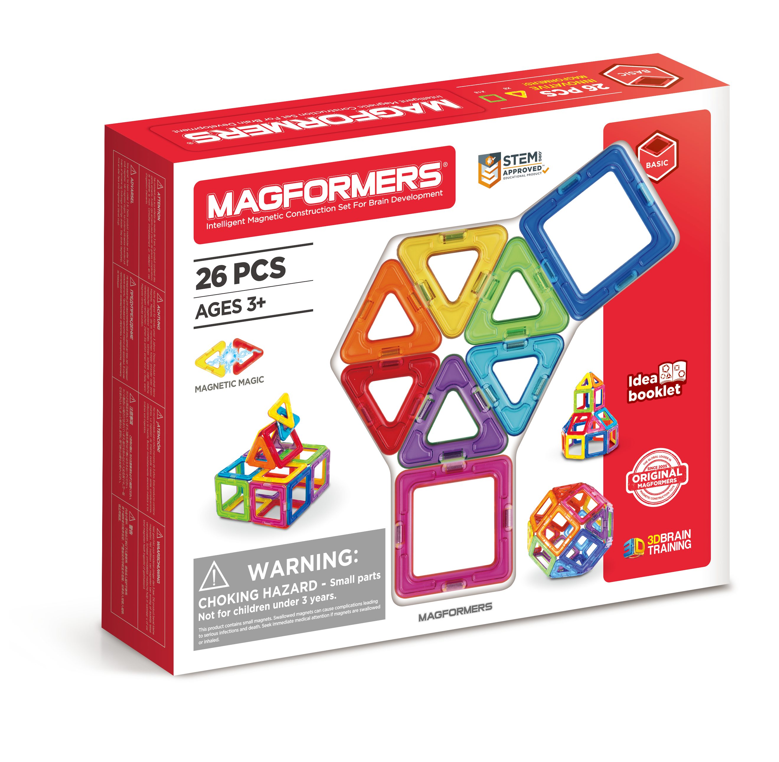 MAGFORMERS 274-06 - Magformers 26 Set Magnetspielbausteine, (26 St)