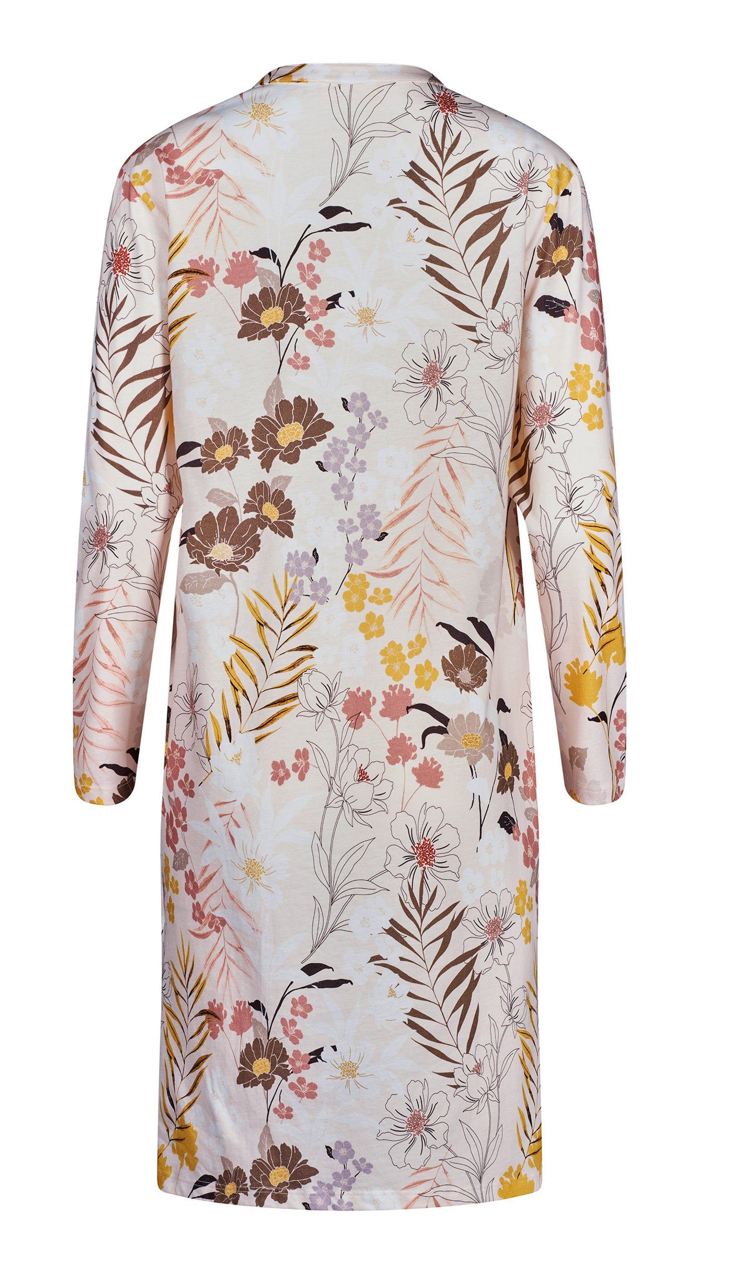 HUBER Nachthemd Damen Schlafshirt mit langem Arm (1-tlg) Modisches Design