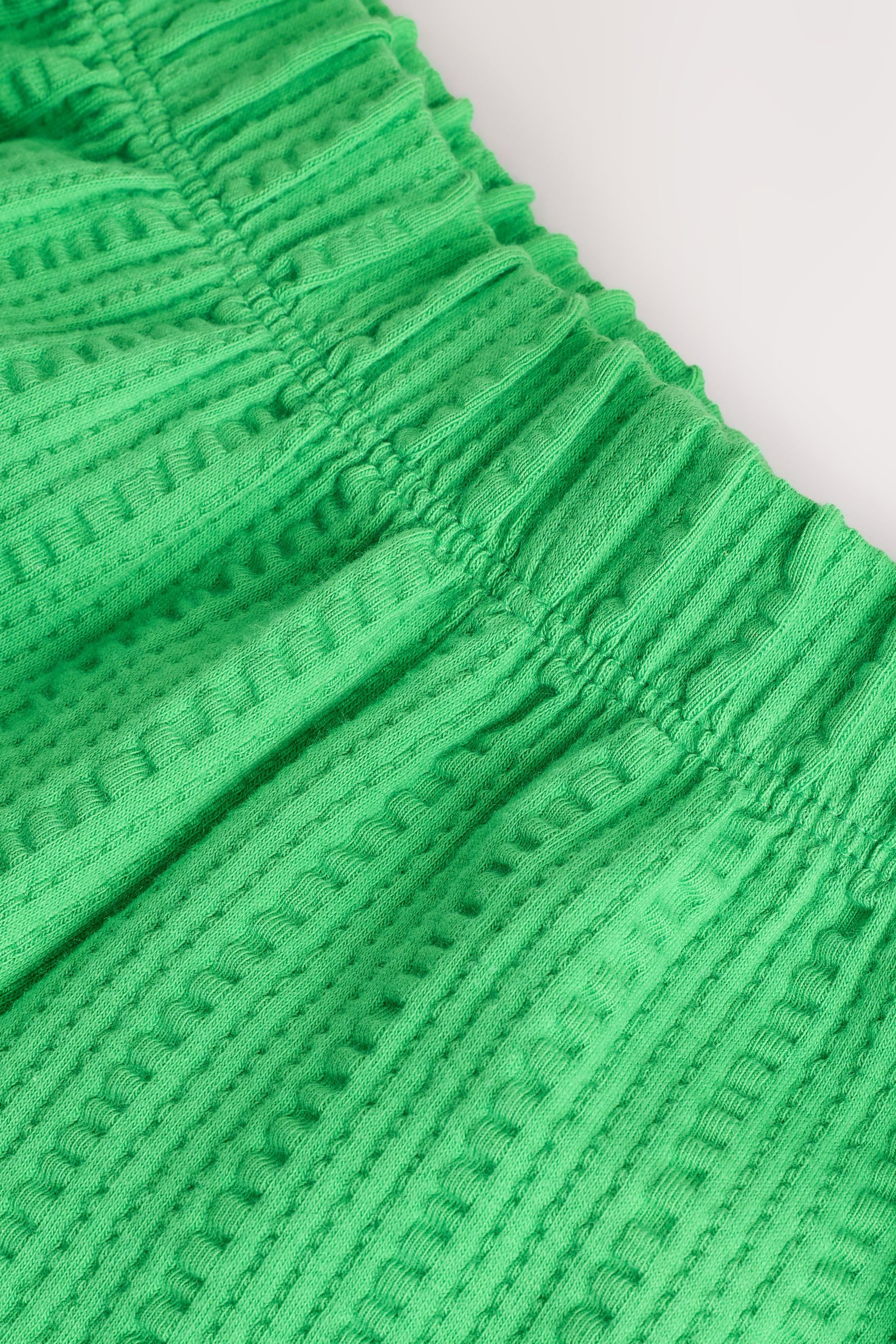 Next Palazzohose Strukturierte Hose mit weitem Bein (1-tlg) – Bild 3 von 4
