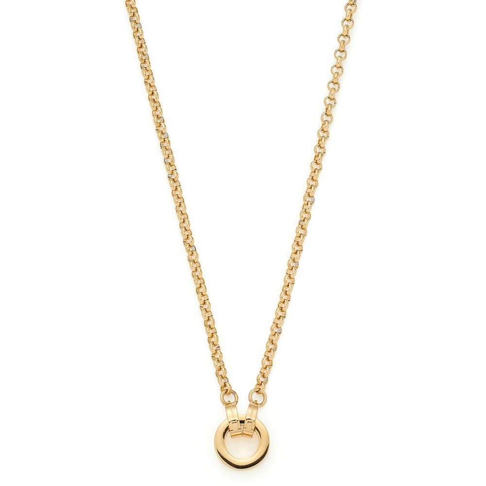LEONARDO Edelstahlkette Paola gold Clip ...