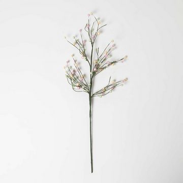 Kunstpflanze Großer Dekozweig mit Dekoperlen – Osterschmuck pastellfarben, Homescapes, Höhe 72 cm
