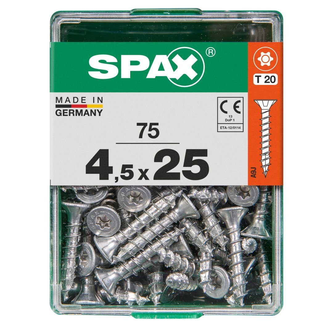 SPAX Holzbauschraube Spax 25 mm 75 TX Universalschrauben 20 4.5 - x