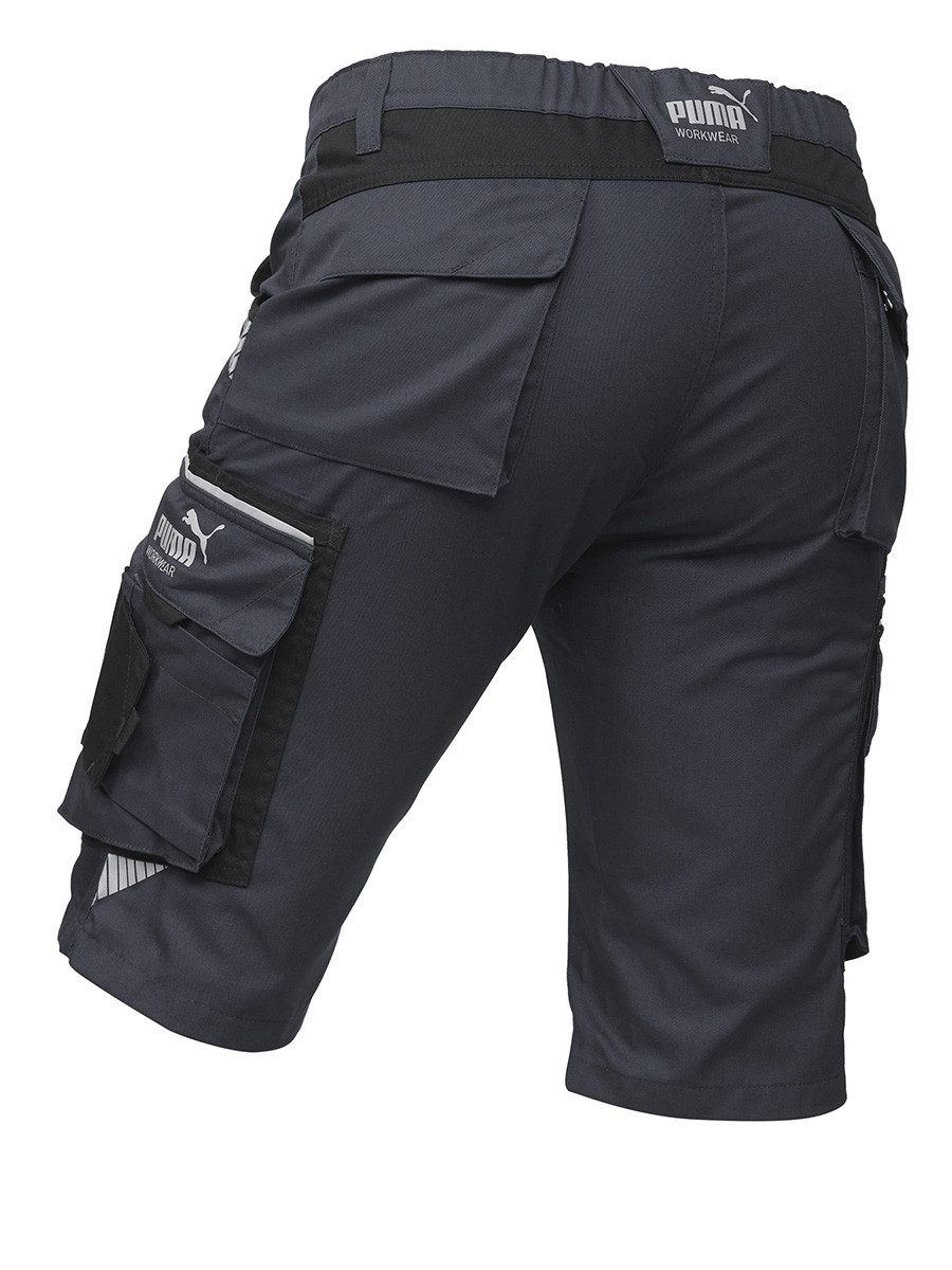 PUMA Workwear Arbeitsshorts PRECISION X - kurze Arbeitshose Damen - Bequeme Passform Robustes und flexibles Material mit Reflektoren - Praktische Taschen