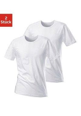 H.I.S T-Shirt (2er-Pack) mit Rundhalsausschnitt perfekt als Unterziehshirt