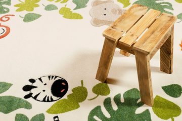 Kinderteppich E-Safari, Esprit, rechteckig, Höhe: 13 mm, Motiv Dschungel Tiere