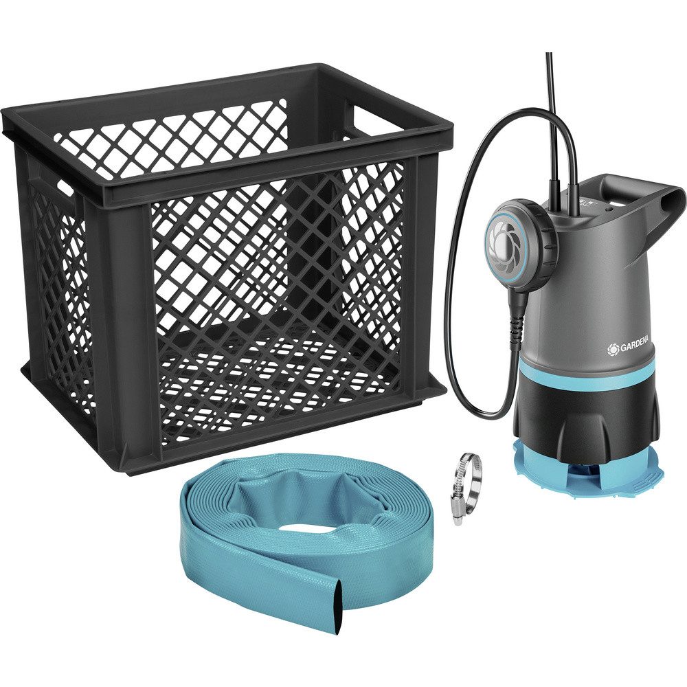 GARDENA Gartenpumpe GARDENA Hochwasser-Set 20000 BASIC Schmutzwasser-Tauchpumpe 20000 l/h