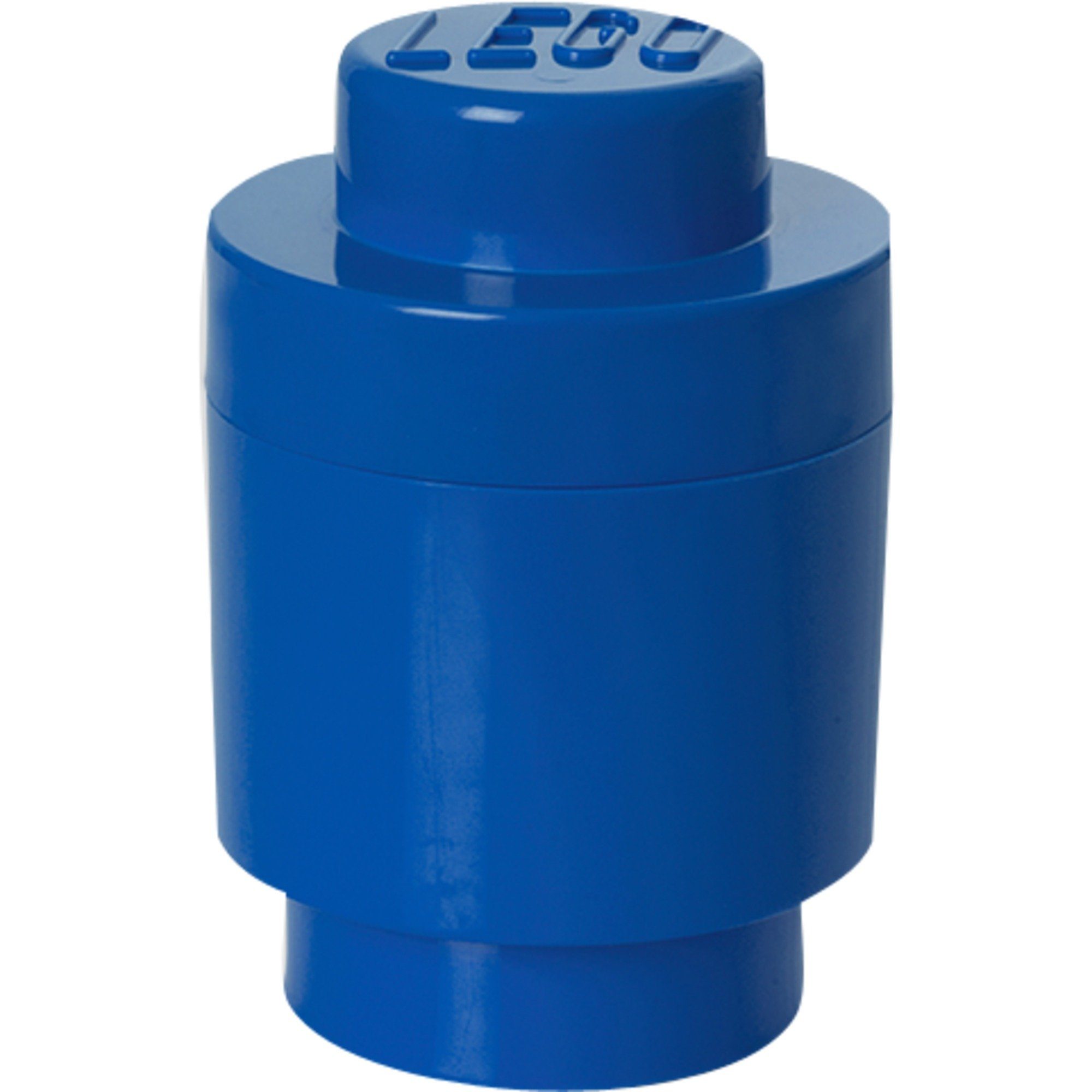 Room Copenhagen Spielzeugtruhe Room Copenhagen LEGO Storage Brick 1 rund blau