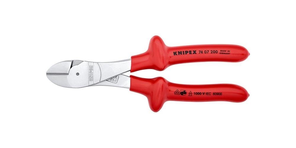 VDE Länge Form Knipex tauchisoliert Seitenschneider mm 200 0 Kraftseitenschneider