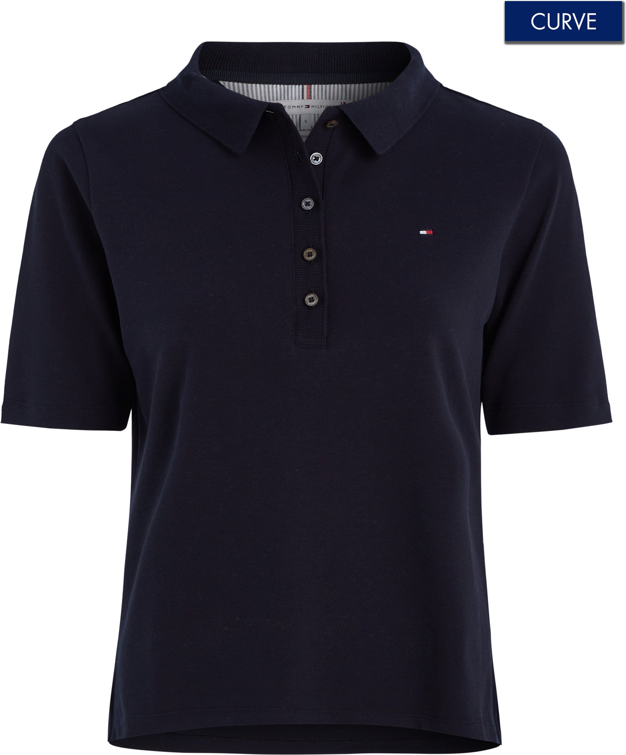 Tommy Hilfiger Curve Poloshirt CRV PIQUE desert in 1985 SS großen sky Größen REG POLO