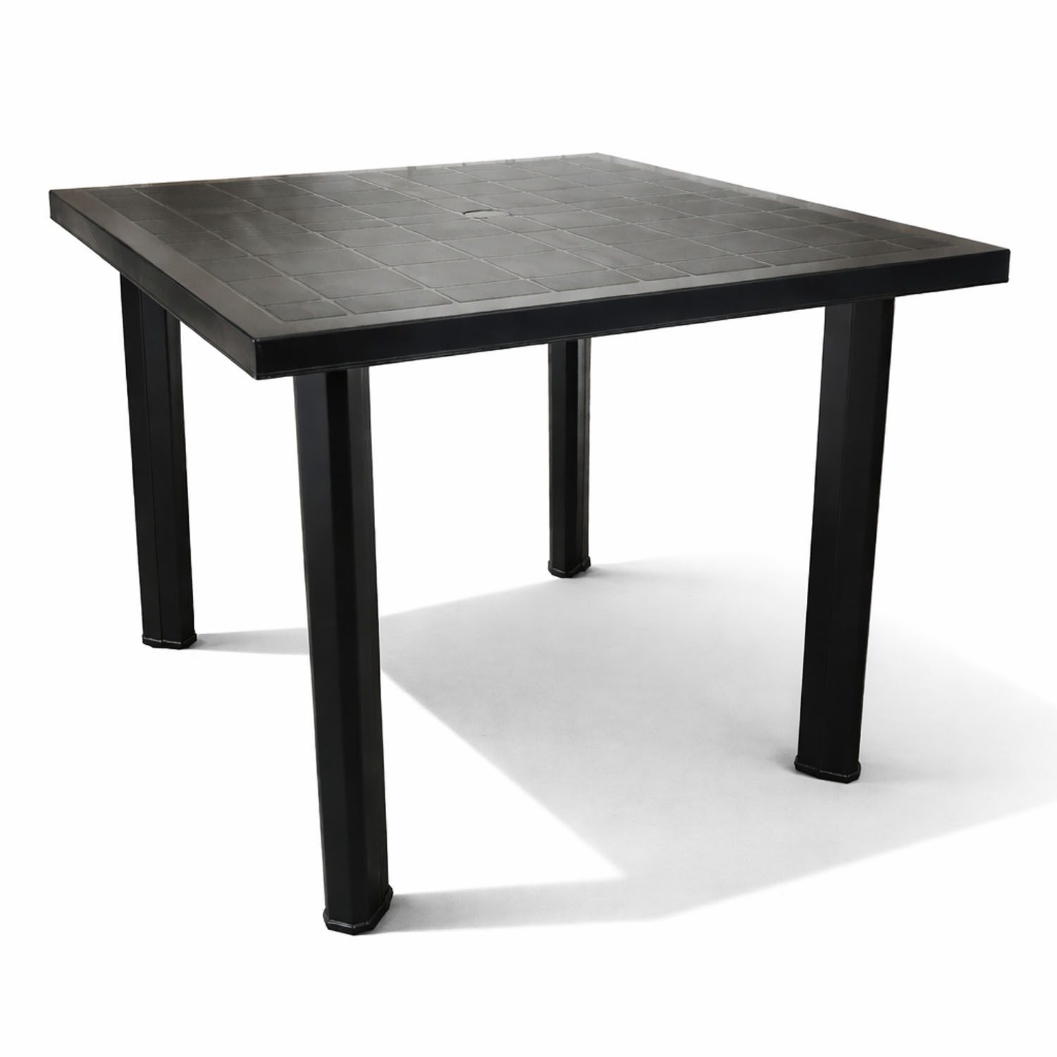Mojawo Küchentisch Gartentisch Terrassentisch Outdoor Tisch Anthrazit L80xB75xH72cm