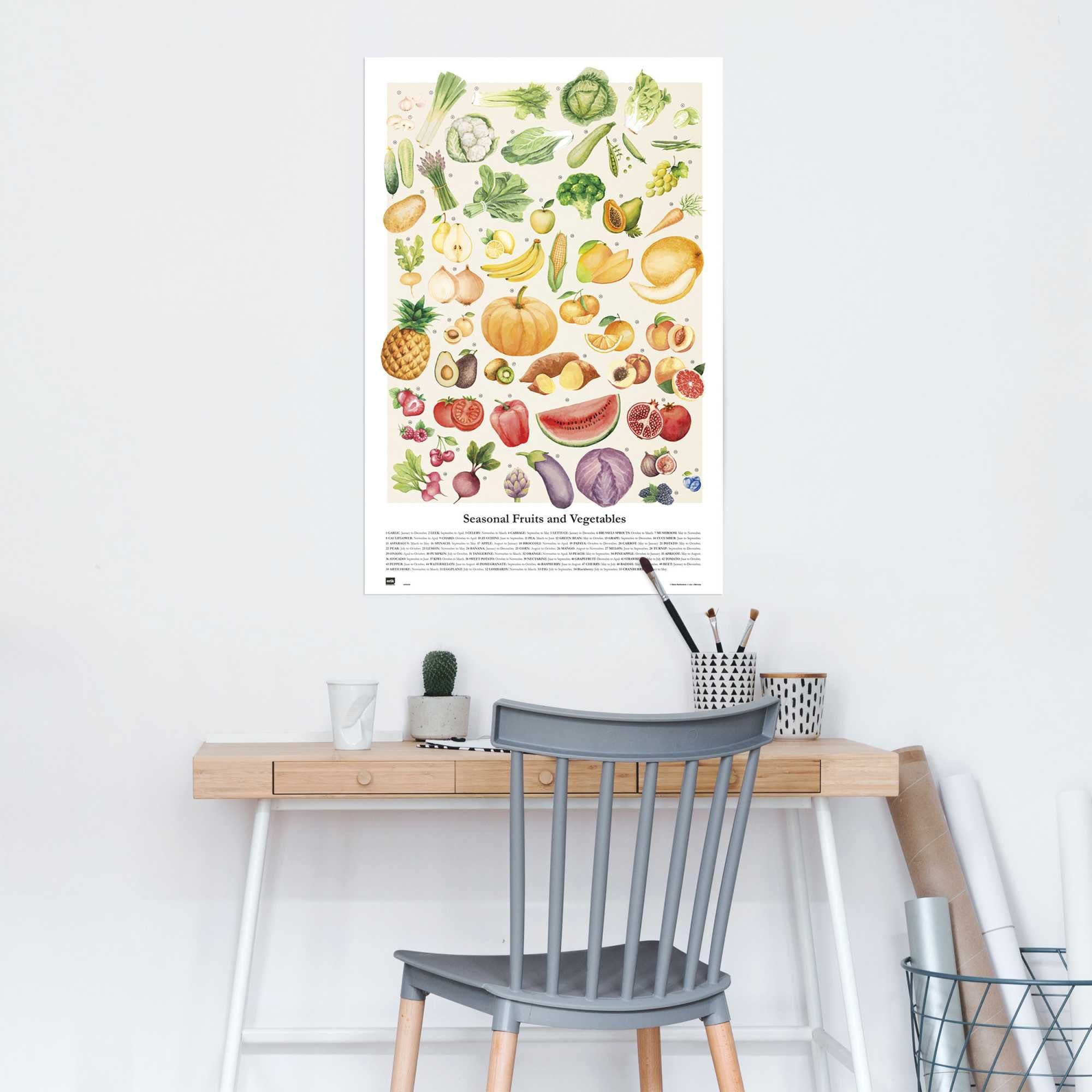 Gemüse Poster Reinders! und Obst