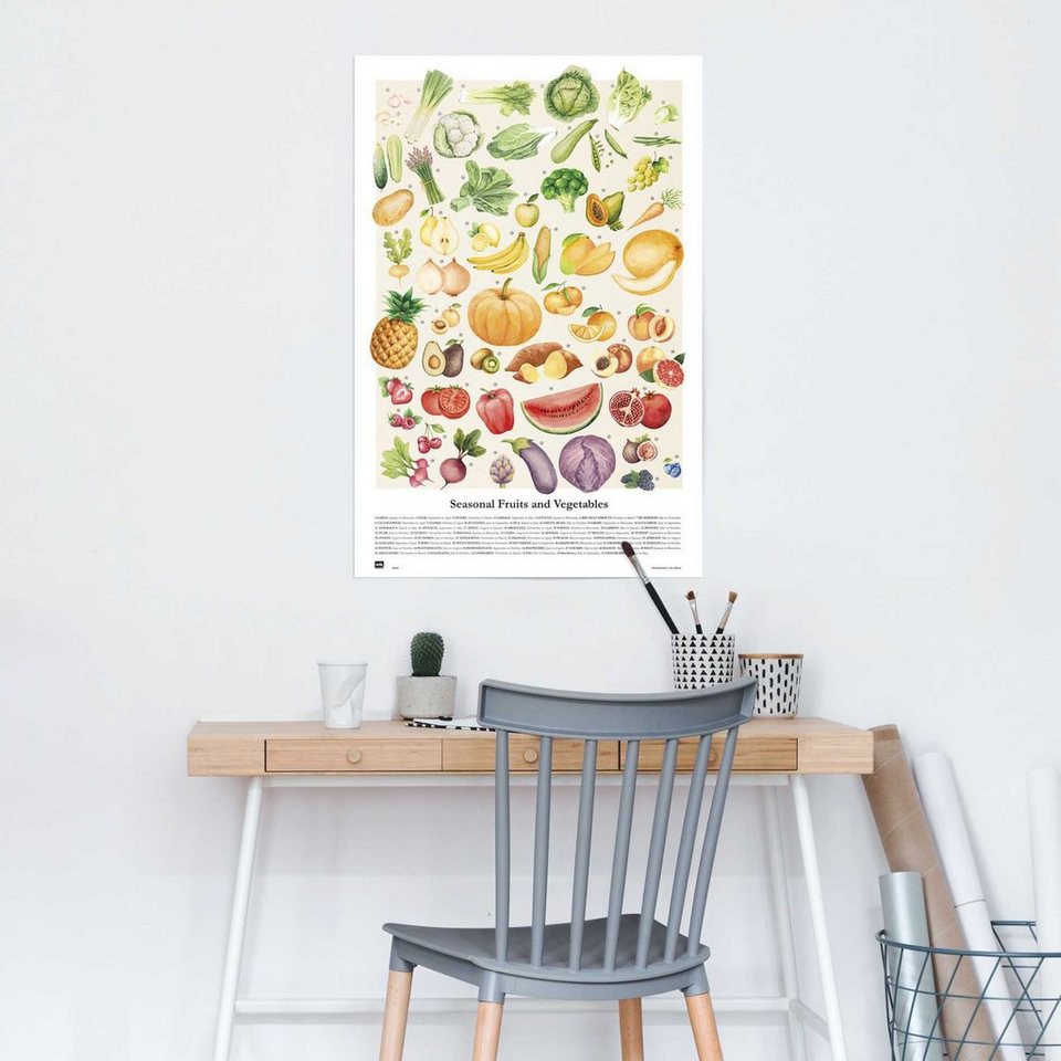 Reinders! Poster Obst und Gemüse