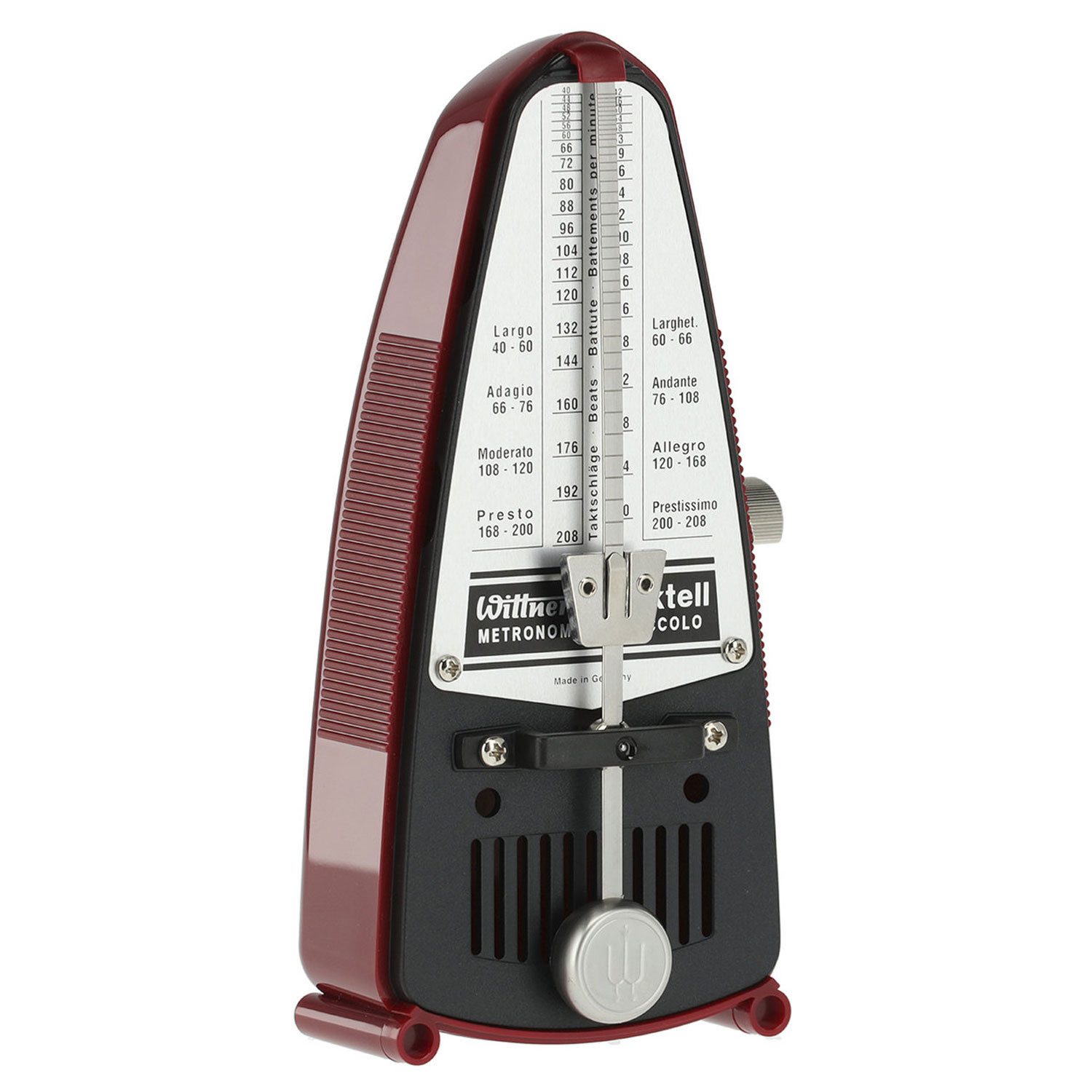 Metronom Wittner Metronom 831 Taktell Piccolo mechanisch Rot