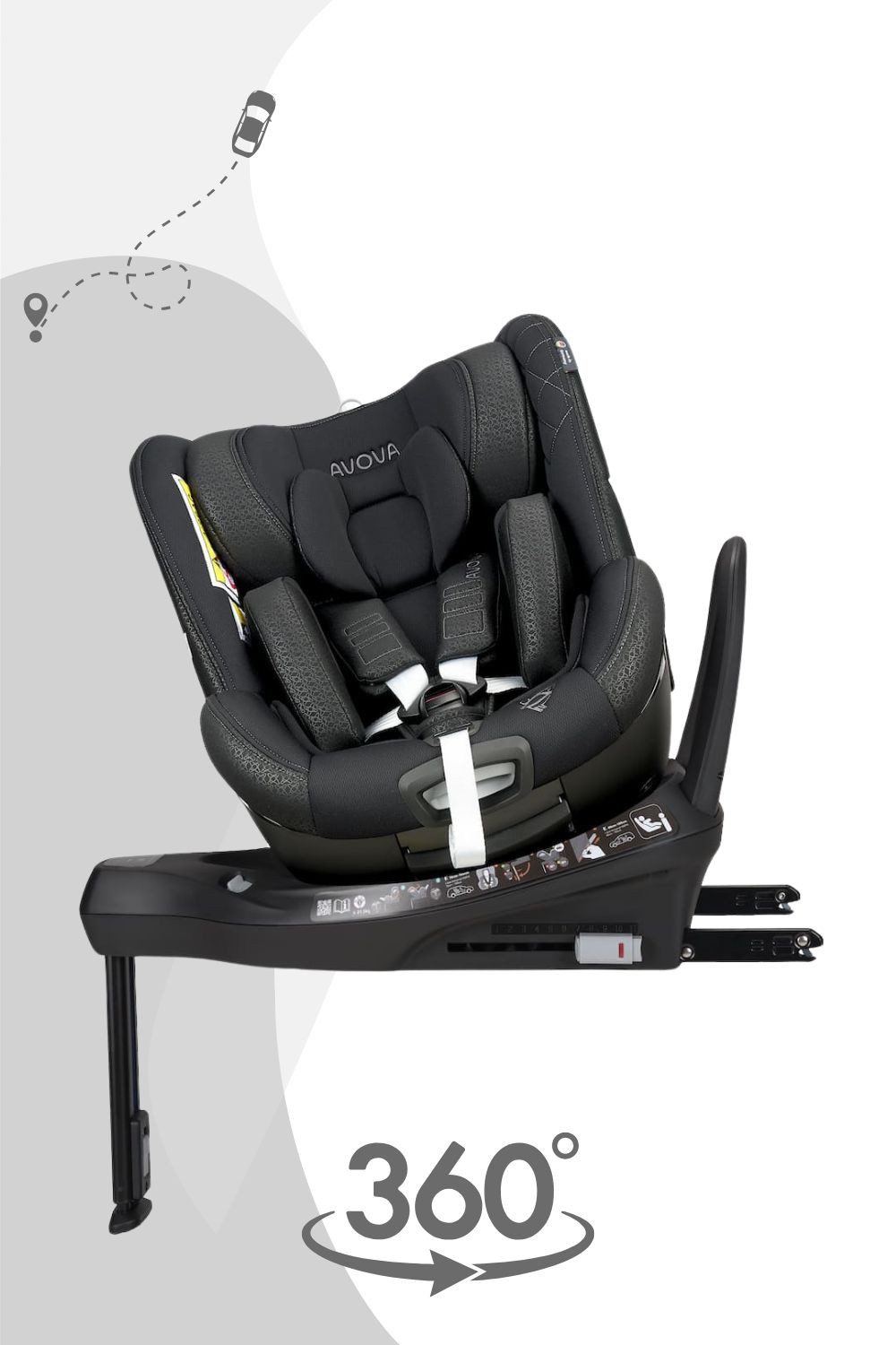 RECARO Autokindersitz Alera 1 Reboard Kindersitz (3 Monate - 4 Jahre)