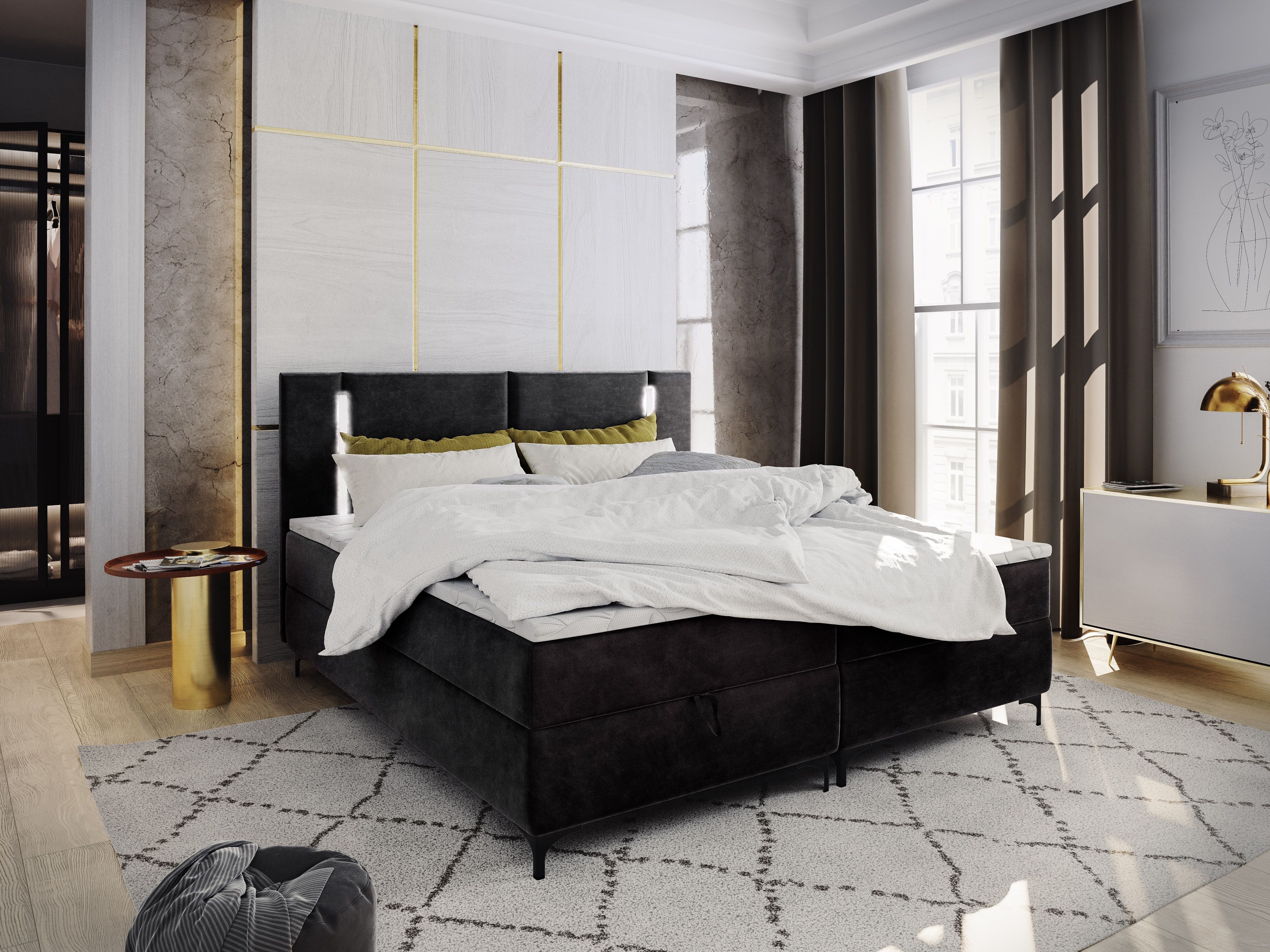 Masseno Boxbett ALBA 160x200 cm mit günstig online kaufen