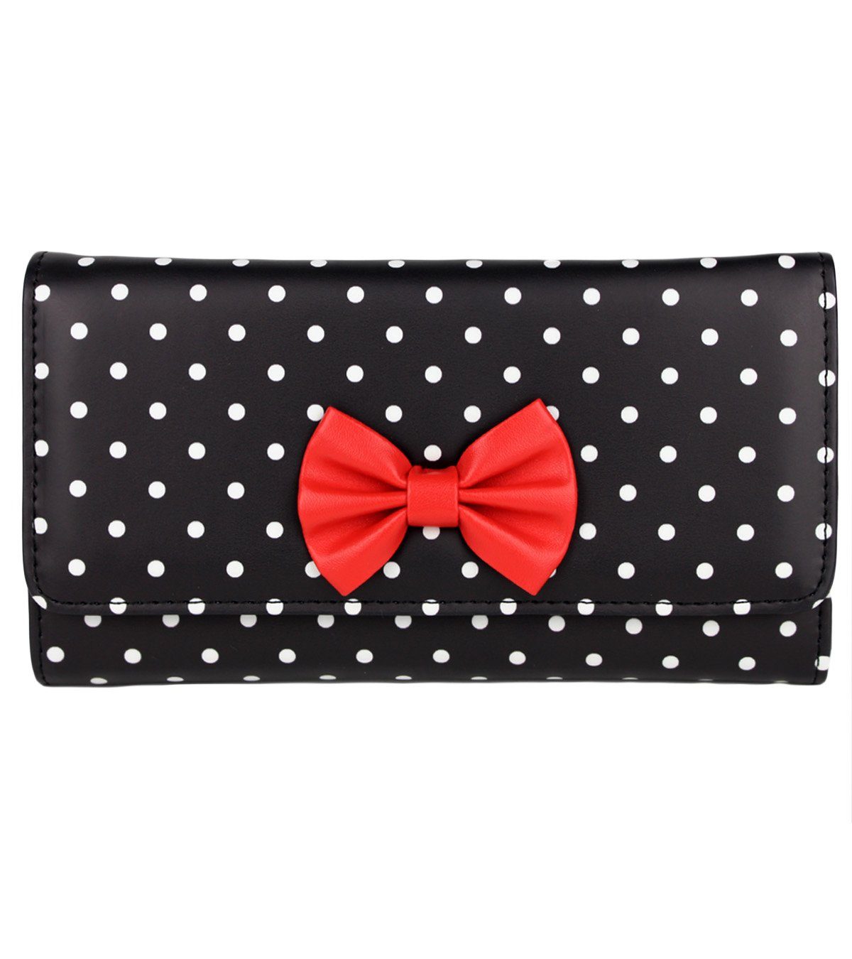 Schompi Geldbörse XXL Vintage Geldbeutel Polka günstig online kaufen
