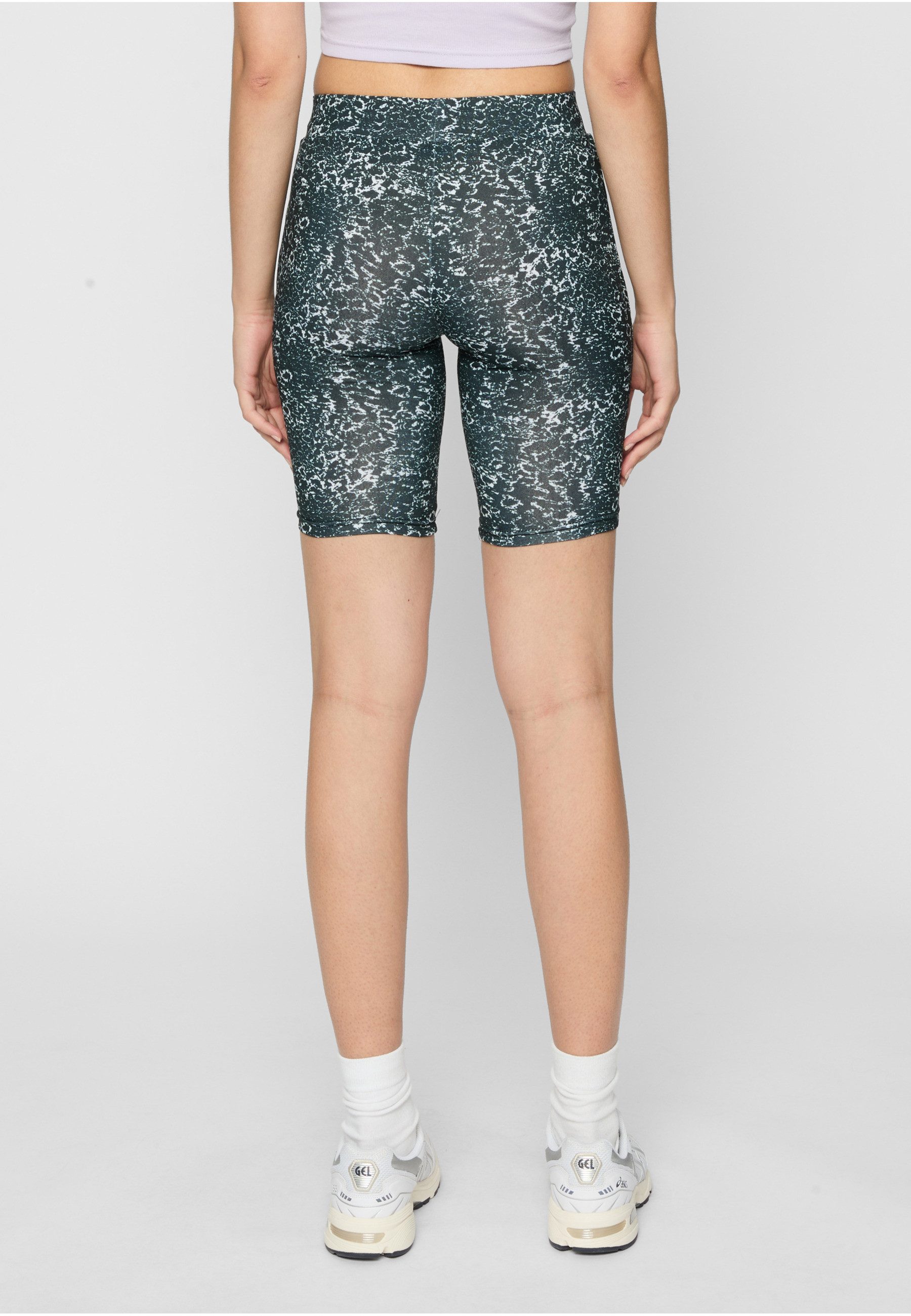 URBAN CLASSICS Stoffhose Urban Classics Damen Ladies AOP Cycle Shorts (1-tlg)