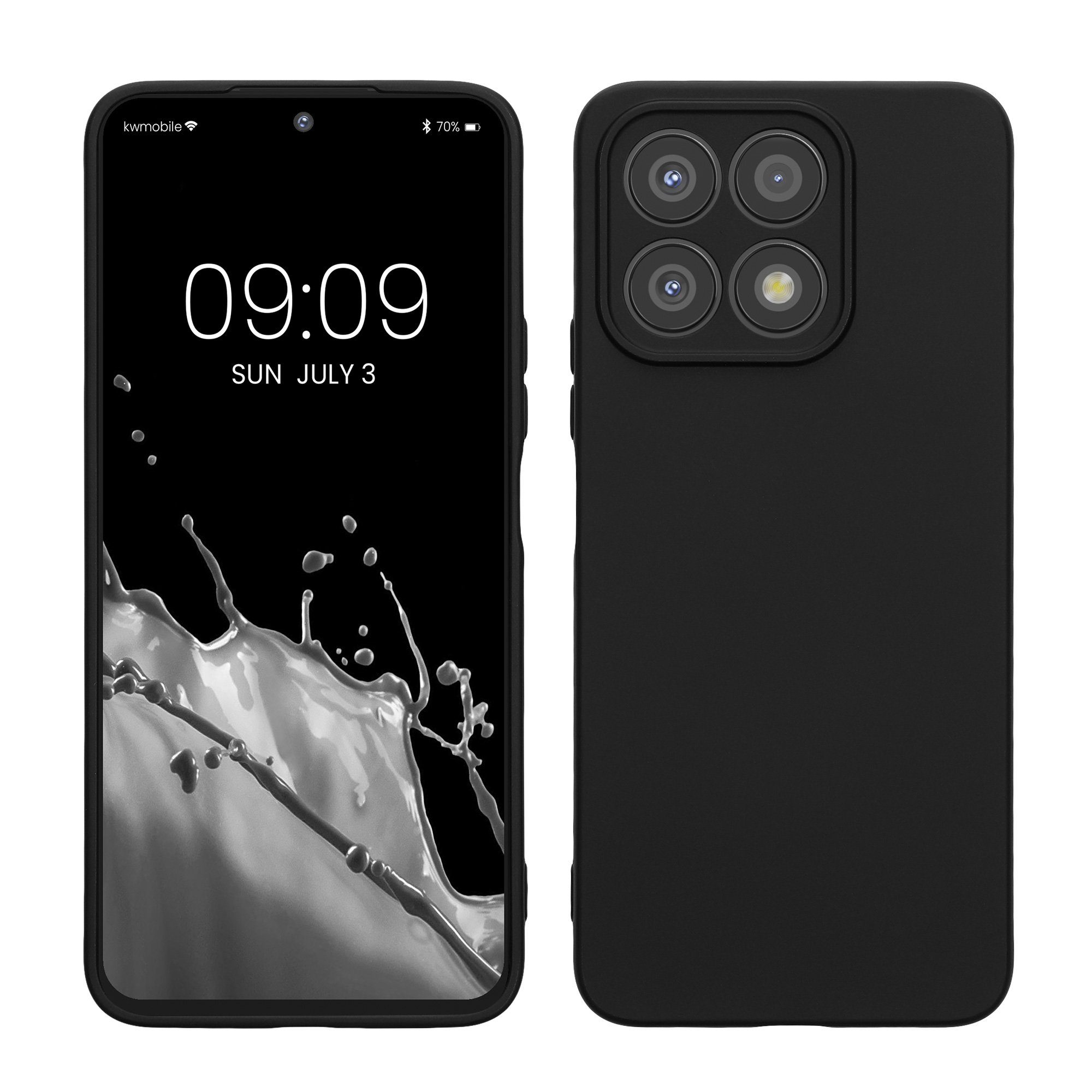 kwmobile Handyhülle Slim Case für Honor X8a, Hülle Silikon Handy - Handyhülle gummiert