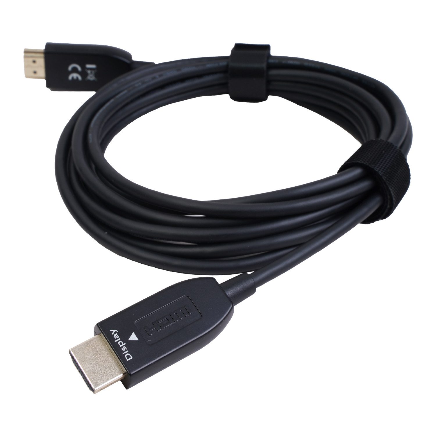 Hama 3m HDMI-Kabel Lang Anschluss-Kabel Optisch Video-Kabel, HDMI, (300 cm), AOT Optisch Aktiv 8K 4K UHD Full HD TV 3D HD TV LED LCD OLED Plasma