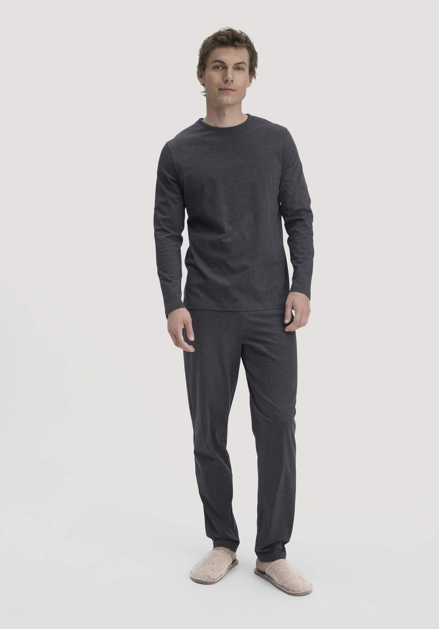 Hessnatur Pyjama Regular PURE COTTON aus Bio-Baumwolle (2 tlg) günstig online kaufen