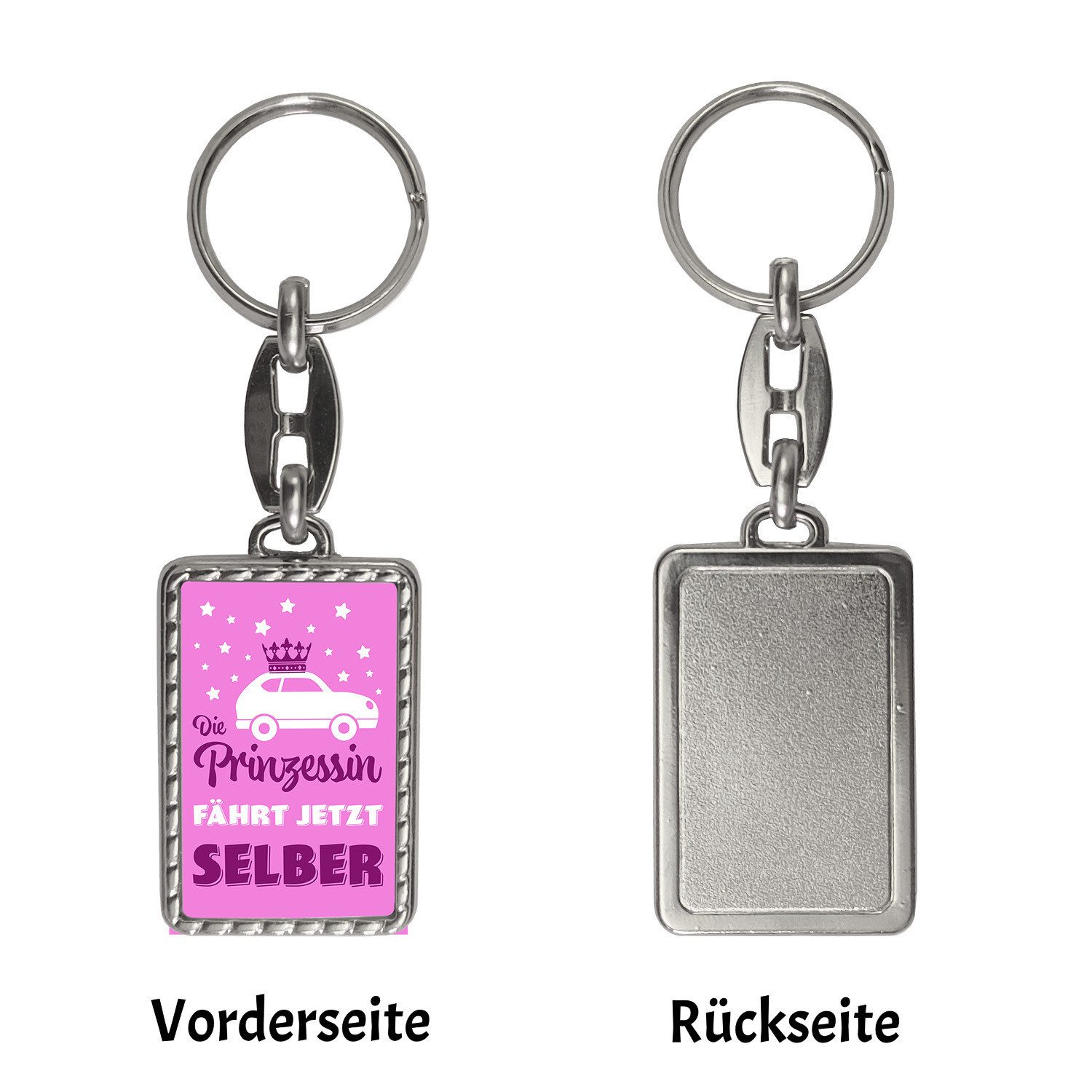 speecheese Schlüsselanhänger Prinzessin Schlüsselanhänger mit Bordüre günstig online kaufen