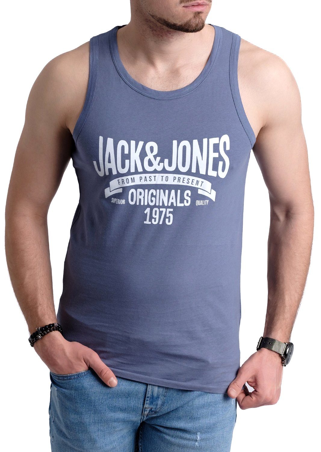Jack & Jones Tanktop in Unifarbe – Bild 2 von 5