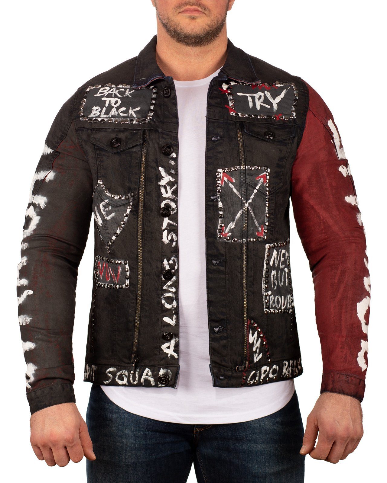 Jeansjacke Herren Regular Fit Jacke BA-CJ248