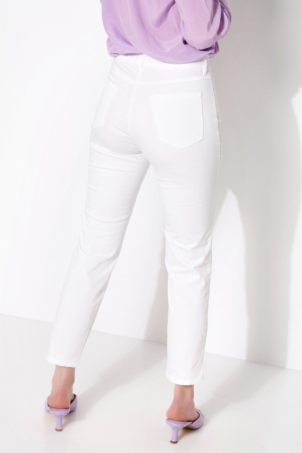 TONI 7/8-Jeans geschlitzt, mit Stretch
