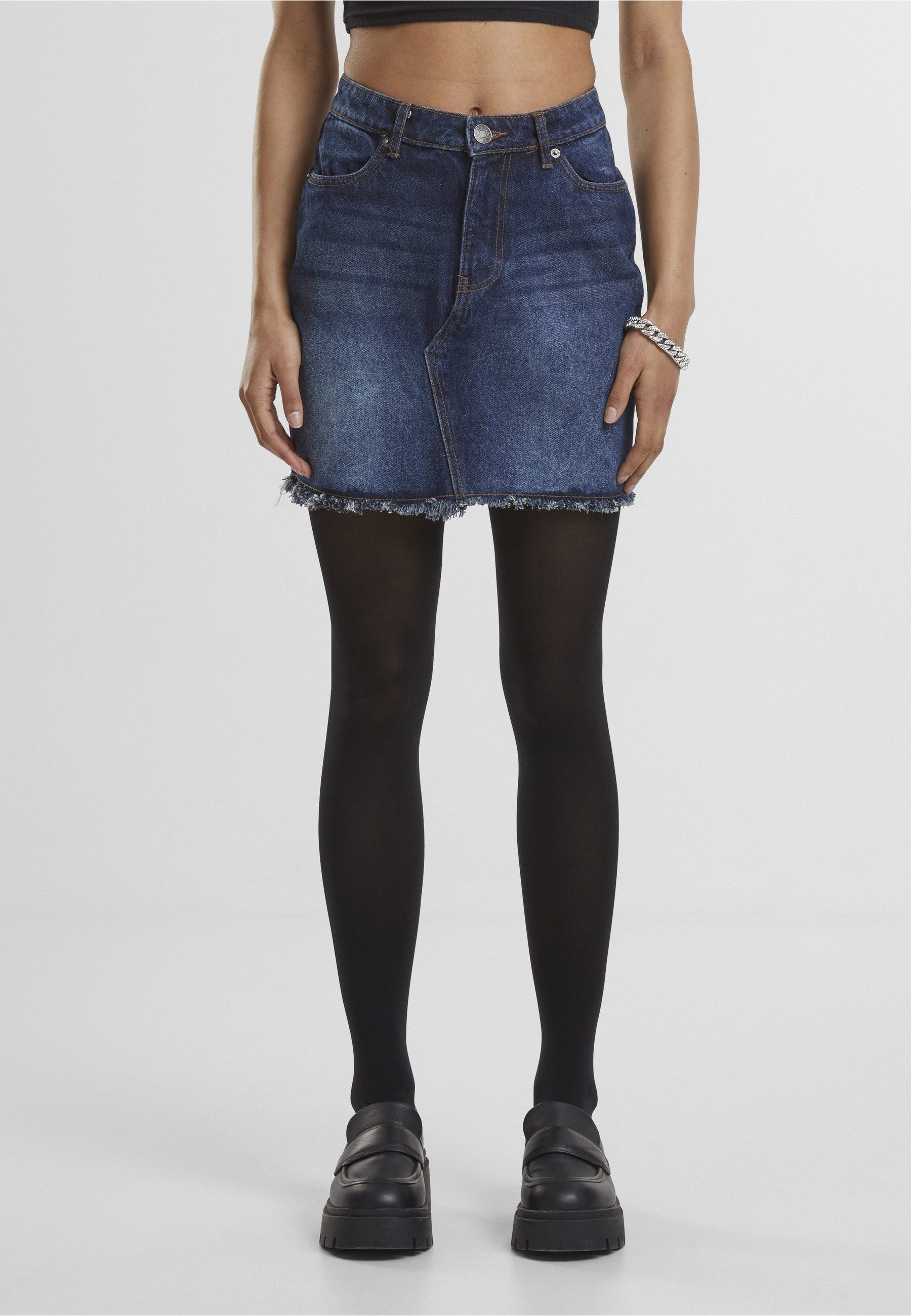 URBAN CLASSICS Sommerrock Urban Classics Ladies Heavy Mini Denim Skirt (1-tlg)