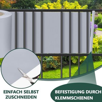 Randaco Sichtschutzstreifen 35m-210m Sichtschutzfolie PVC Zaun Multifunktionen für Mattenzaun