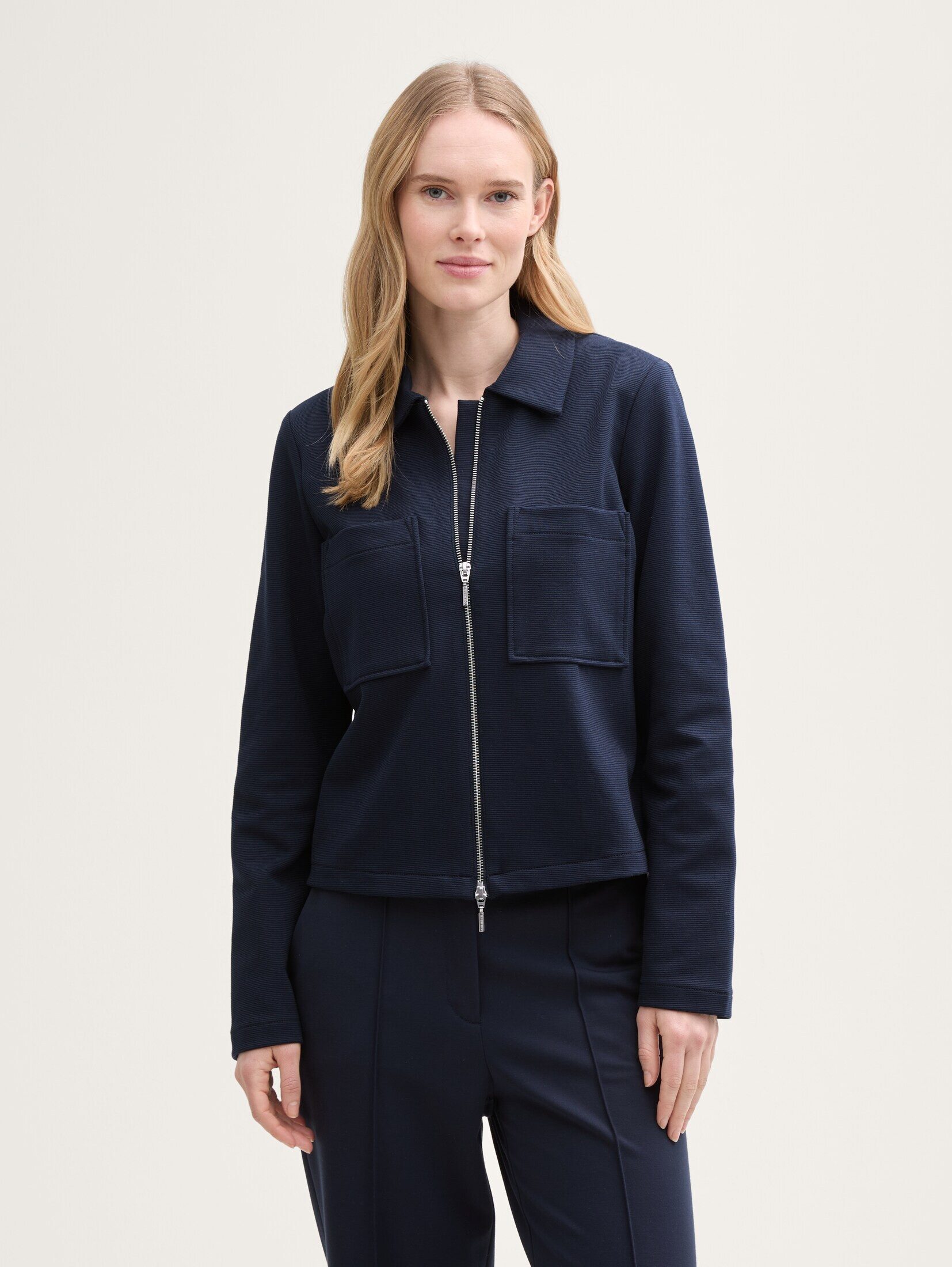 Jackenblazer Jacke mit Brusttaschen