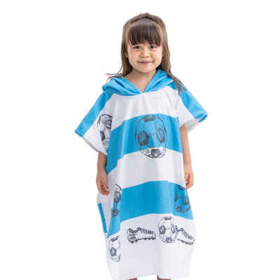 HOMELEVEL Kinderbademantel Kinder und Baby Badeponcho - Poncho Handtuch für Strand Schwimmbad, Baumwolle