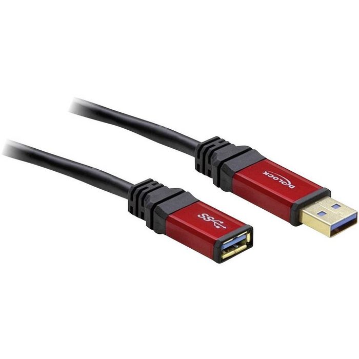 Delock USB 3 Kabel Stecker-A an Buchse-A 3 m USB-Kabel (3.00 cm)