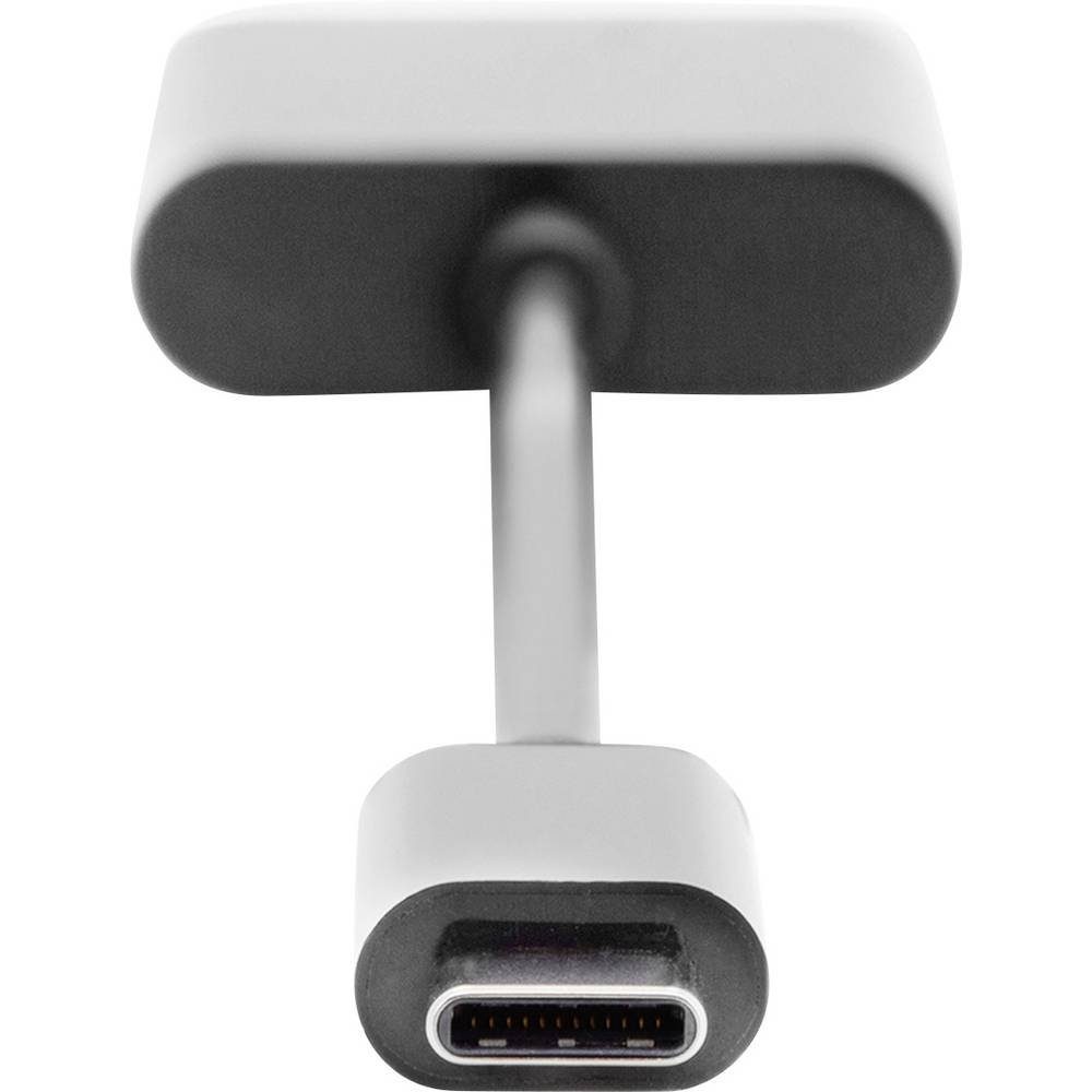 Digitus USB-C®Typ C - 3.5mm+Typ C, 0.2 m AK-300400-002-S USB-Adapter, Geschirmt, doppelt geschirmt