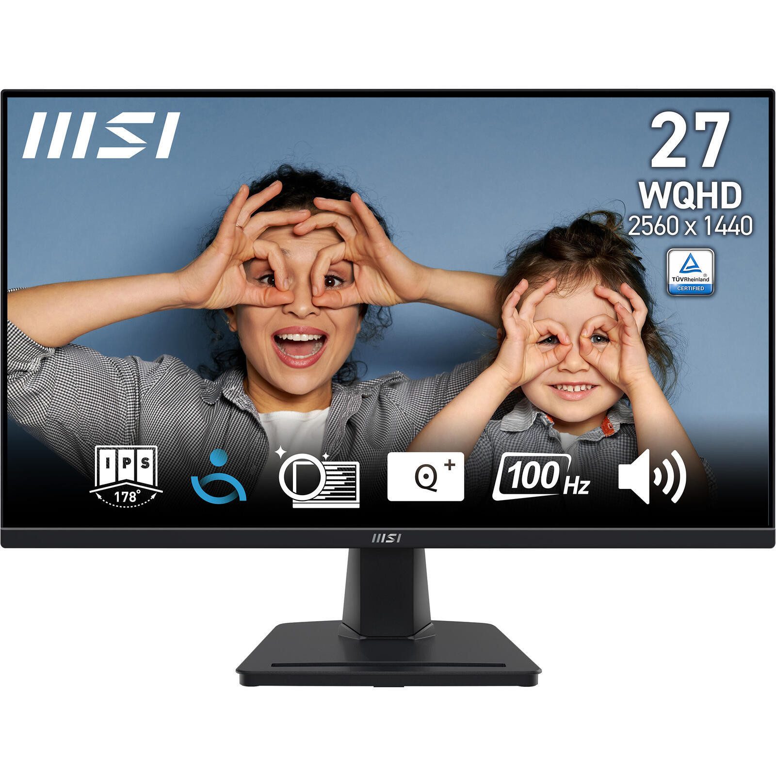 MSI MSI PRO MP275QDE WQHD-Monitor LED-Monitor (2560 x 1440, 1 ms Reaktionszeit, 100 Hz, IPS Panel)