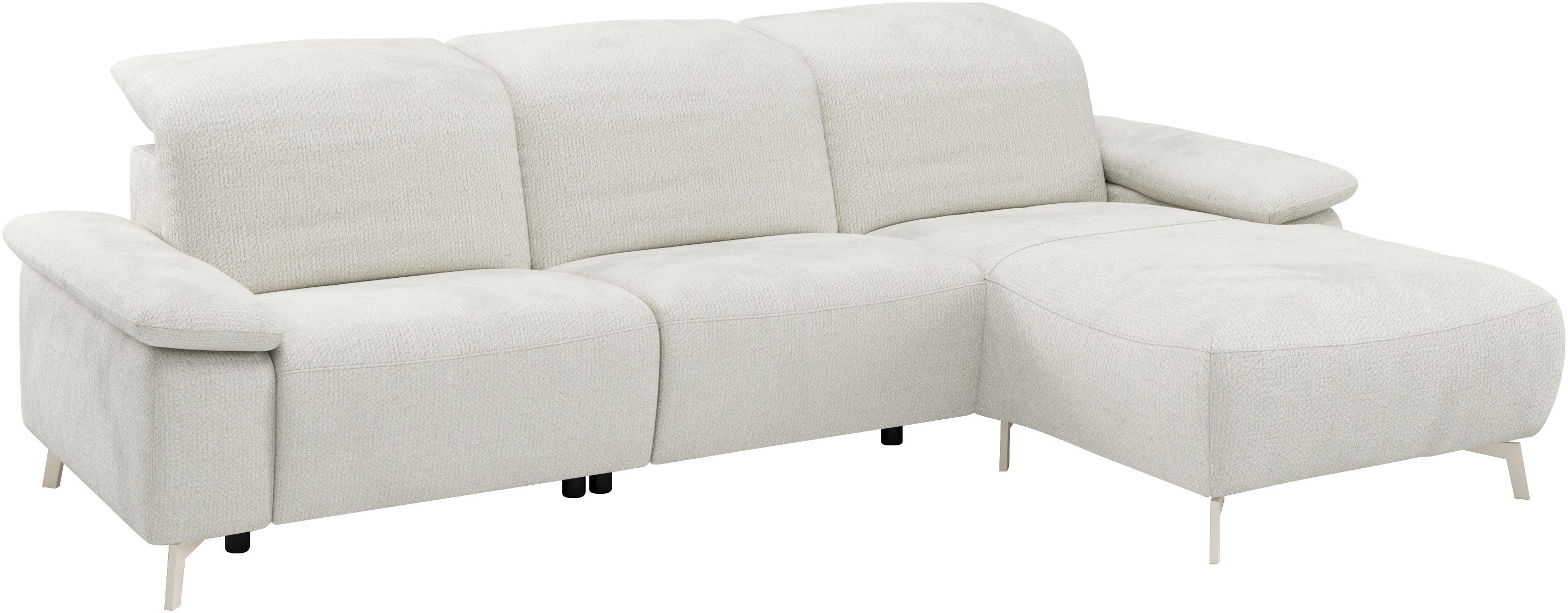 Musterring Ecksofa MR 370, intelligenter Komfort im modernen Design, Optionale Relaxfunktion, flexible Kopfteile & klappbare Armlehnen