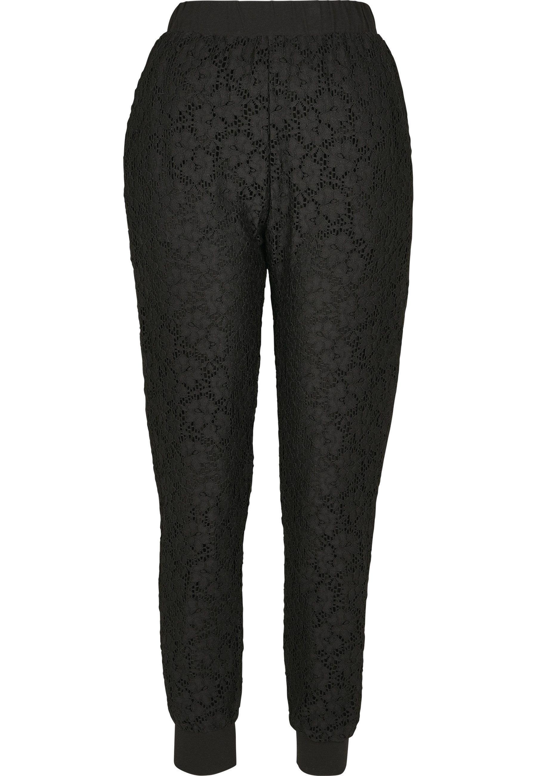 Jogginghose Urban Classics Damen Ladies Lace Jersey Jog Pants