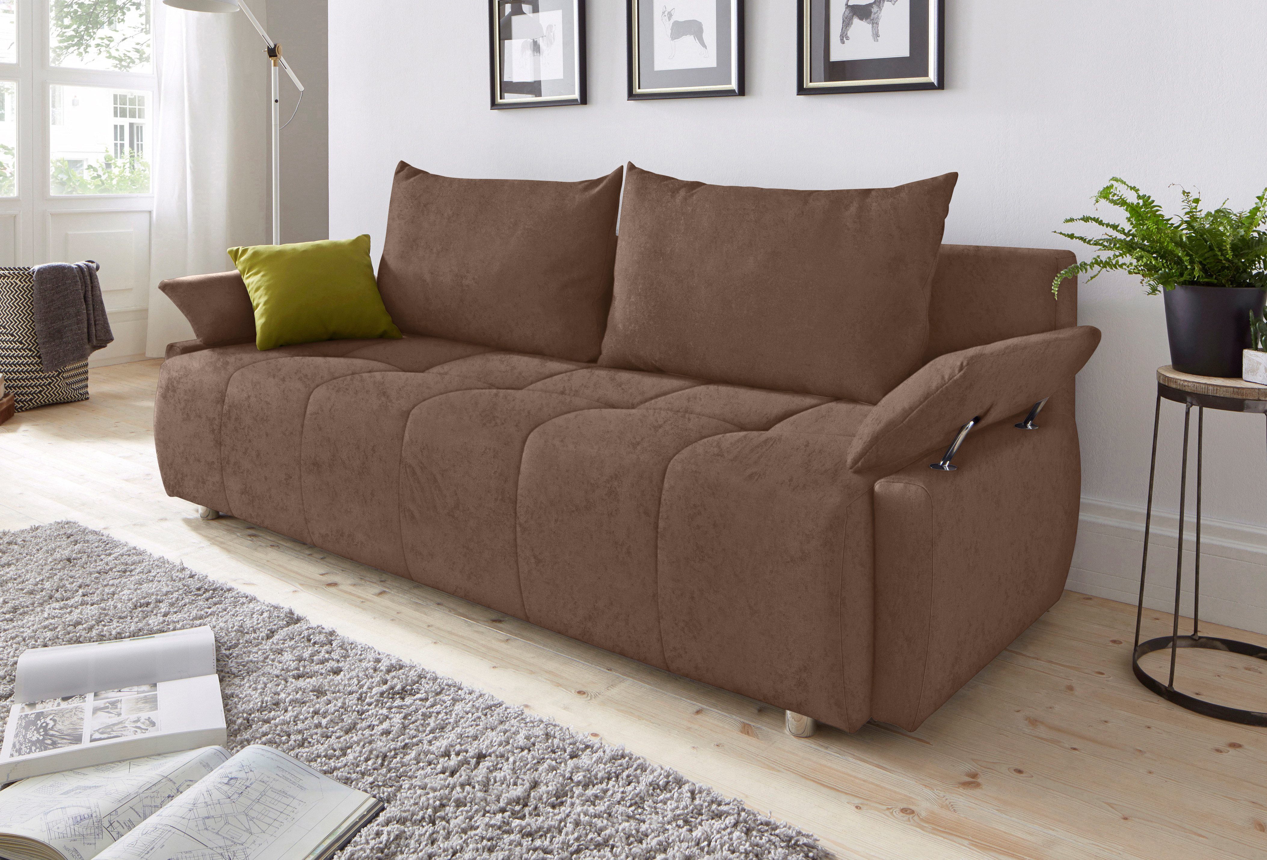 COLLECTION AB Schlafsofa, 3-Sitzer, Funtastic, inkl. Bettfunktion, Bettkast günstig online kaufen