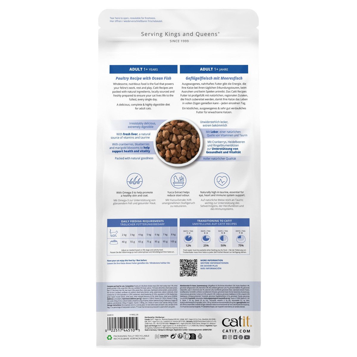Catit Recipes Adult Fisch 2 kg, für: Katze
