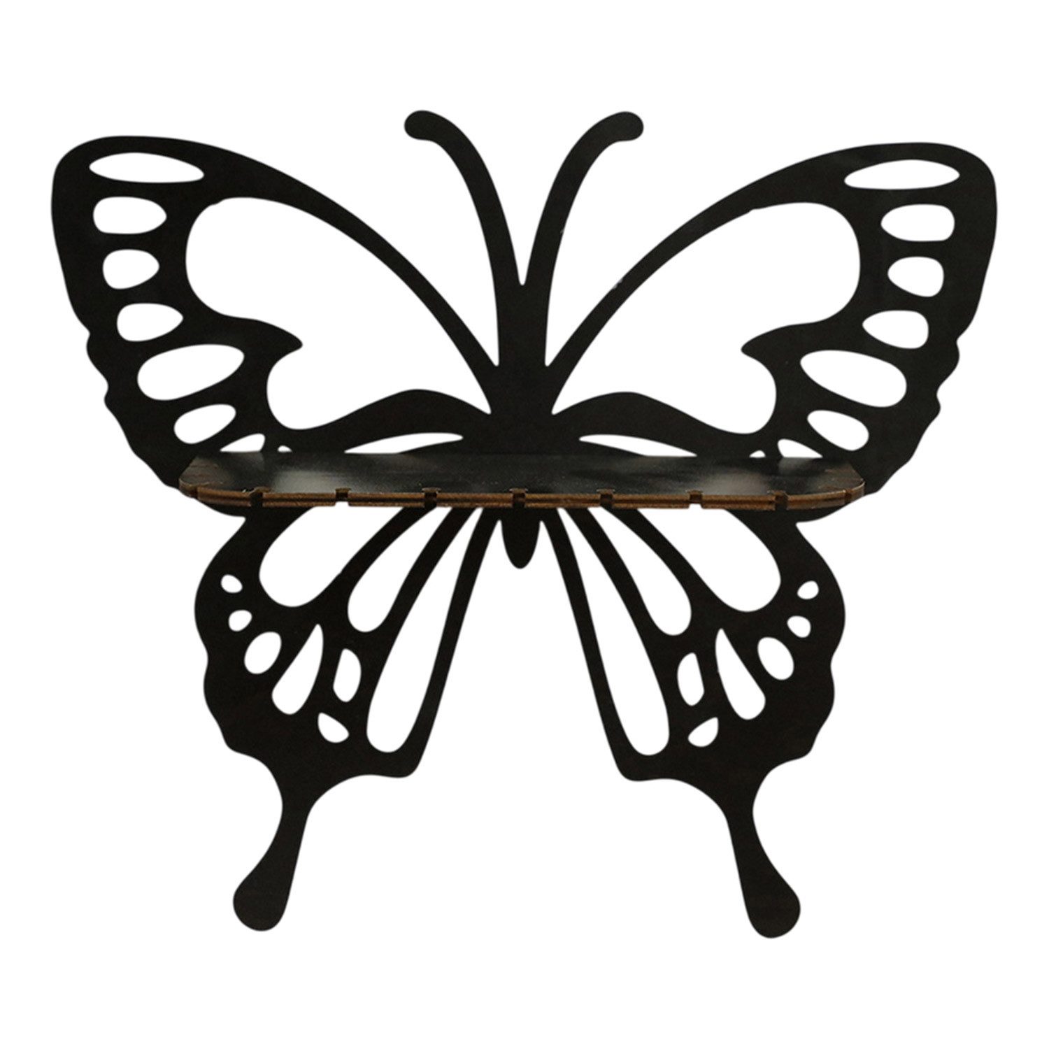 Refttenw Wandregal Wandmontiertes Schmetterlingsregal, Wanddekoration für Zuhause