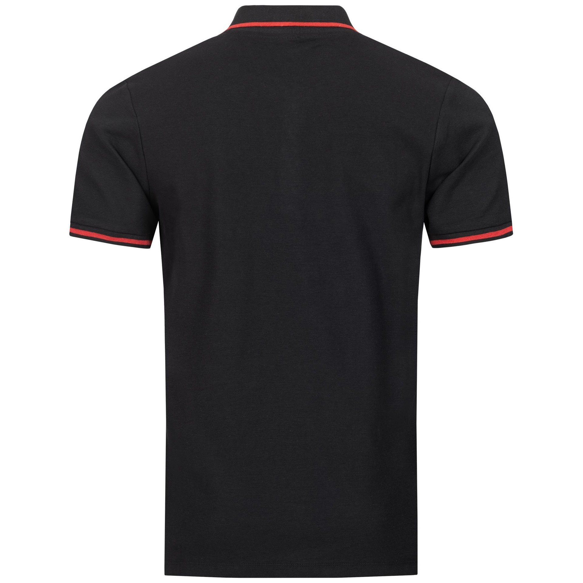 Shirt Poloshirt MM-020 Polo Herren schwarz Modriano Maurelio