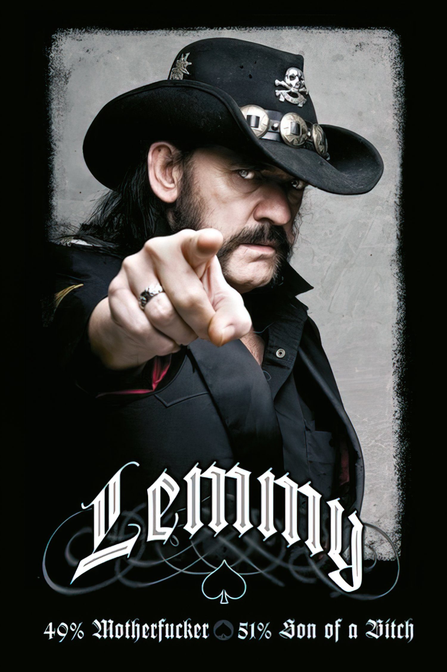 PYRAMID Poster Motörhead Lemmy Kilmister Poster 61 x 91,5 cm