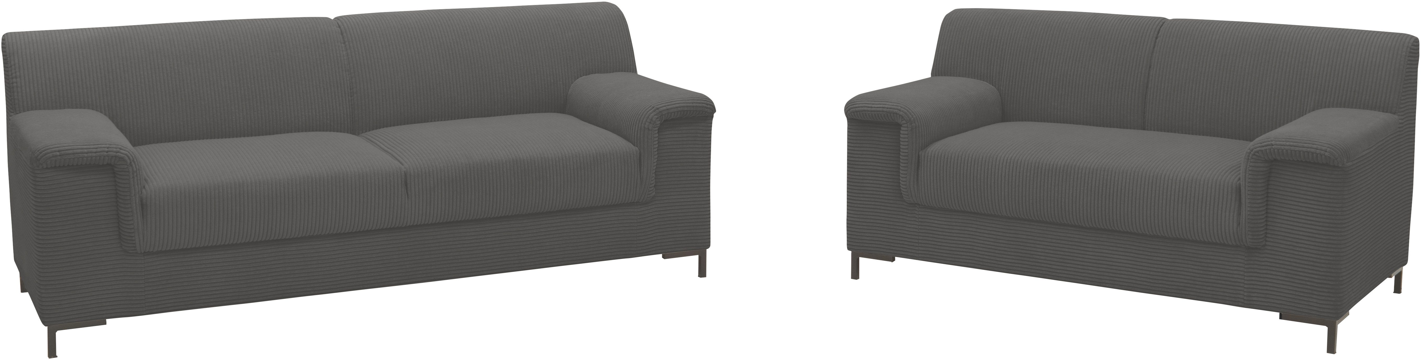 INOSIGN Polstergarnitur Jamie 2, auch in Cord, Set: bestehend aus 1,5- und günstig online kaufen