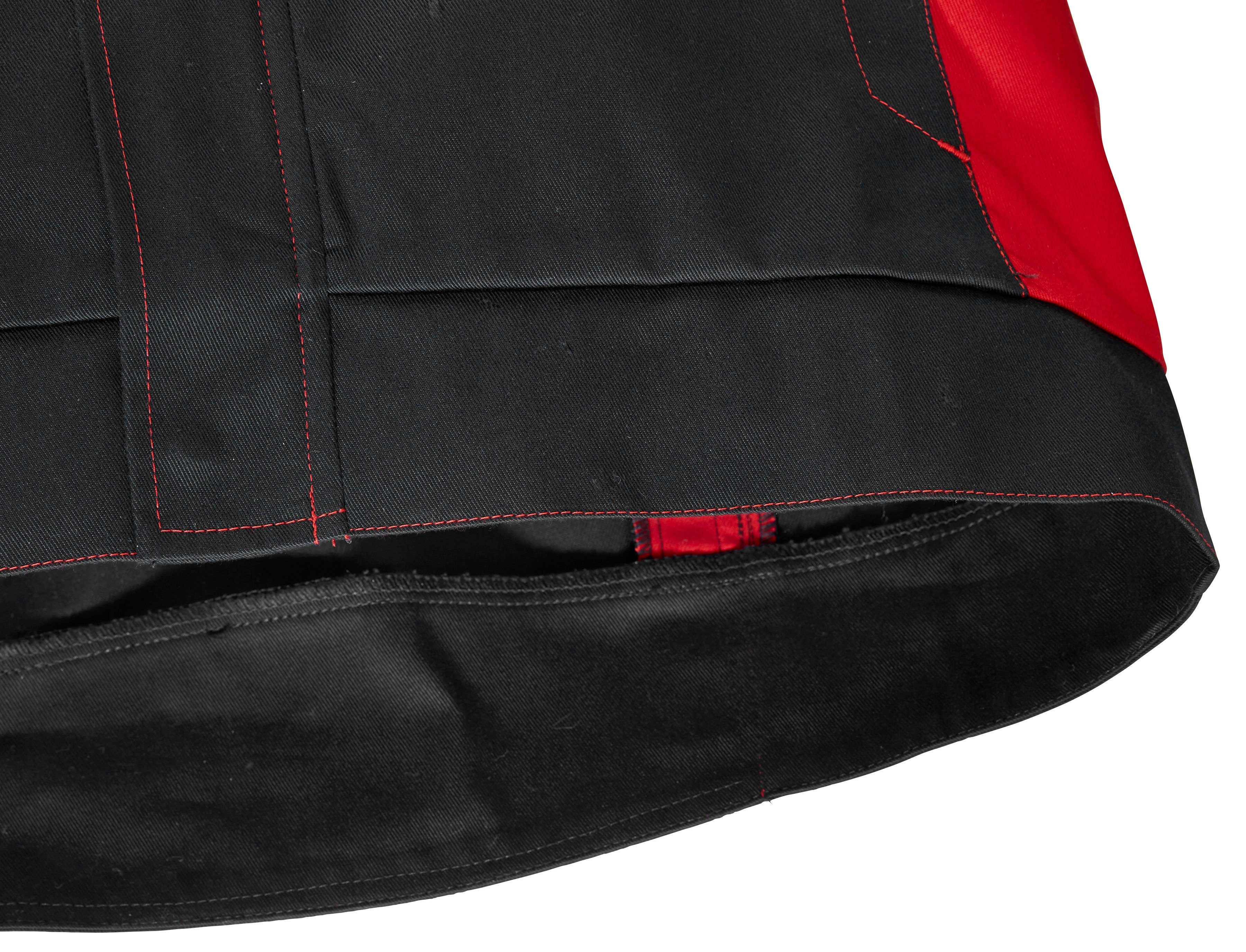 Arbeitsjacke Image Vordertaschen Kübler 6 Dress mit rot-schwarz