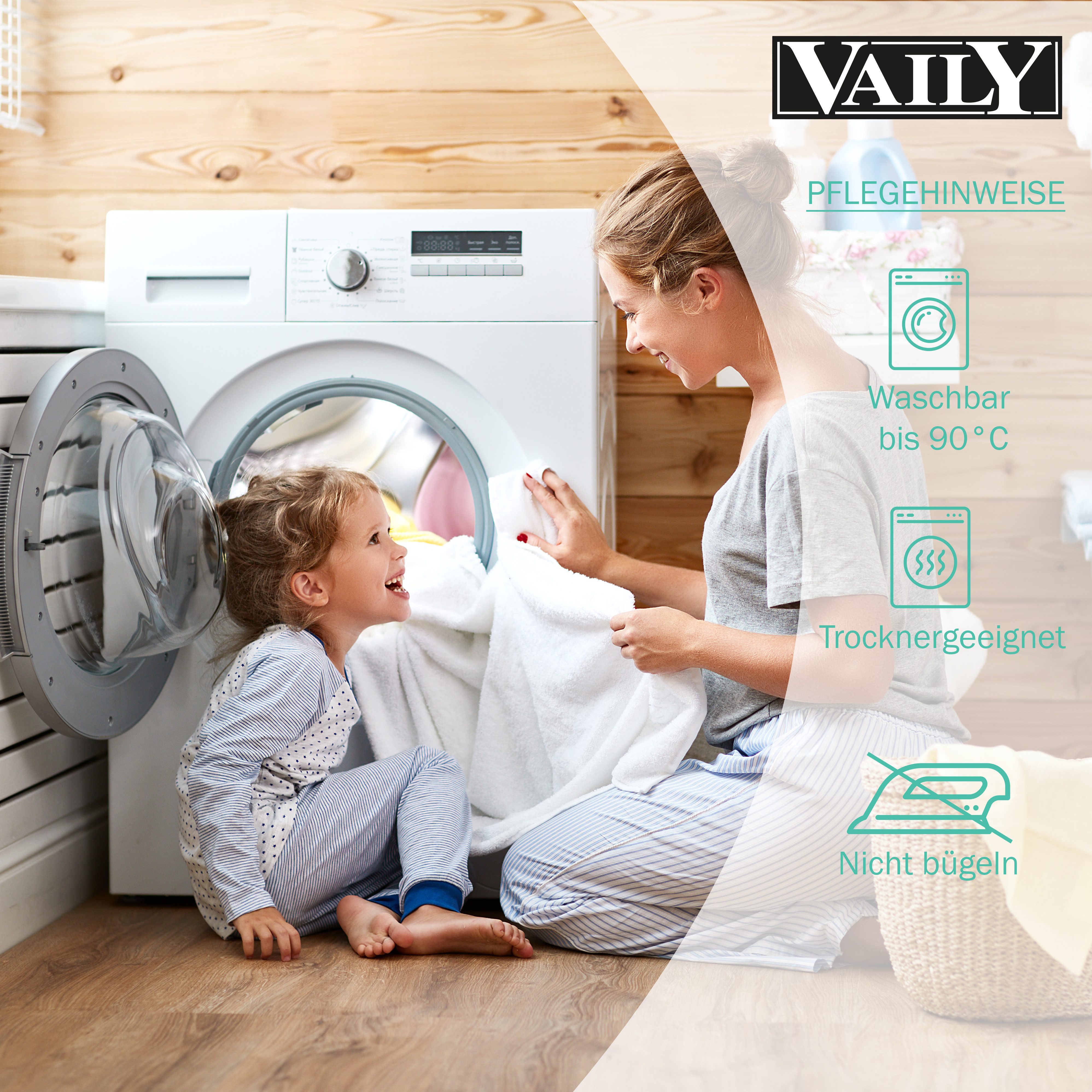 Matratzenschoner Matratzenschutz, Matratzenauflage von Vaily, Waschbar, Wasserdicht und Allergiker geeignet