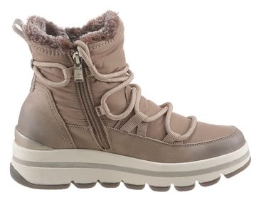 TOM TAILOR Winterboots mit Fellimitat-Kragen