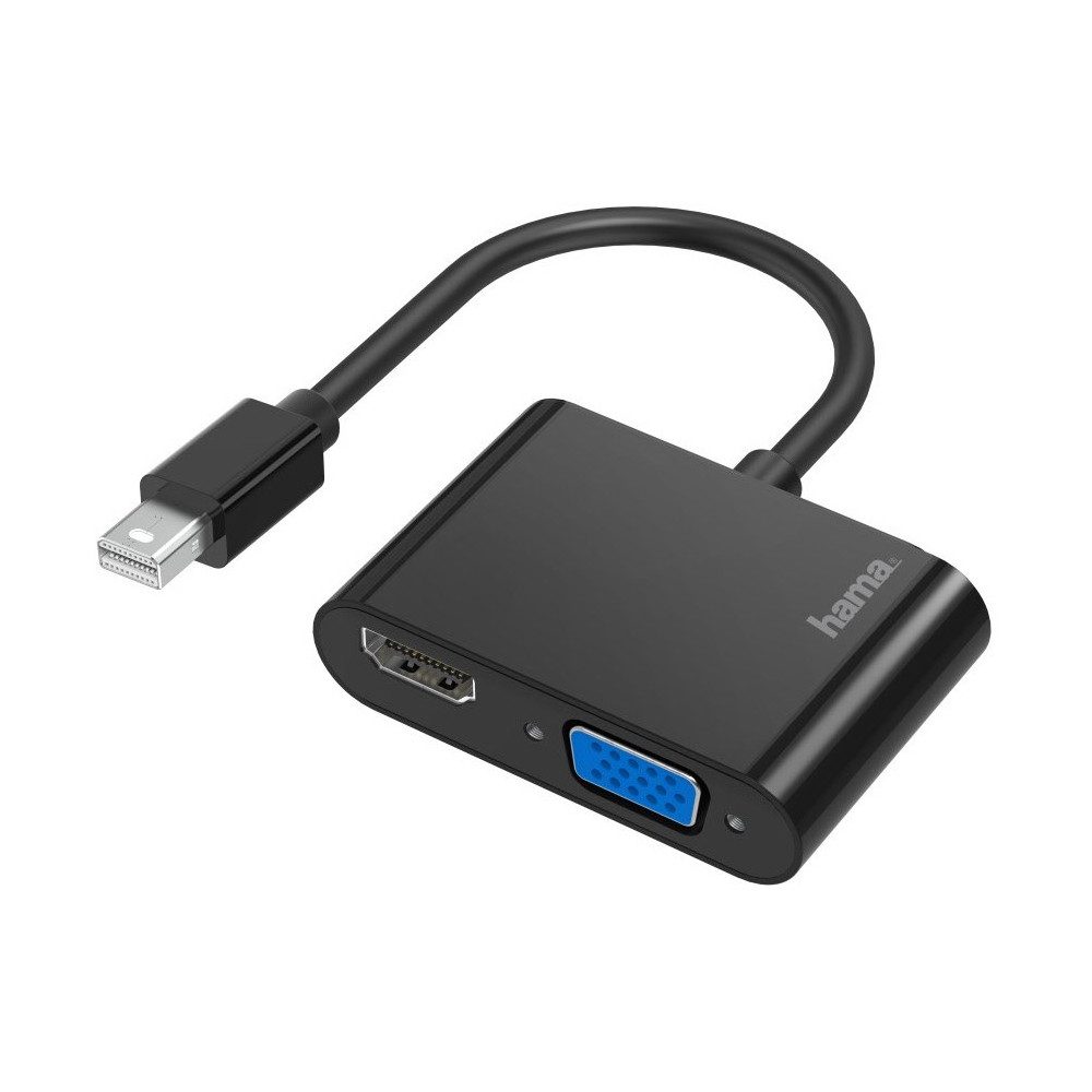 Hama Video-Adapter 2in1 Mini-DP zu VGA/HDMI Computer-Adapter