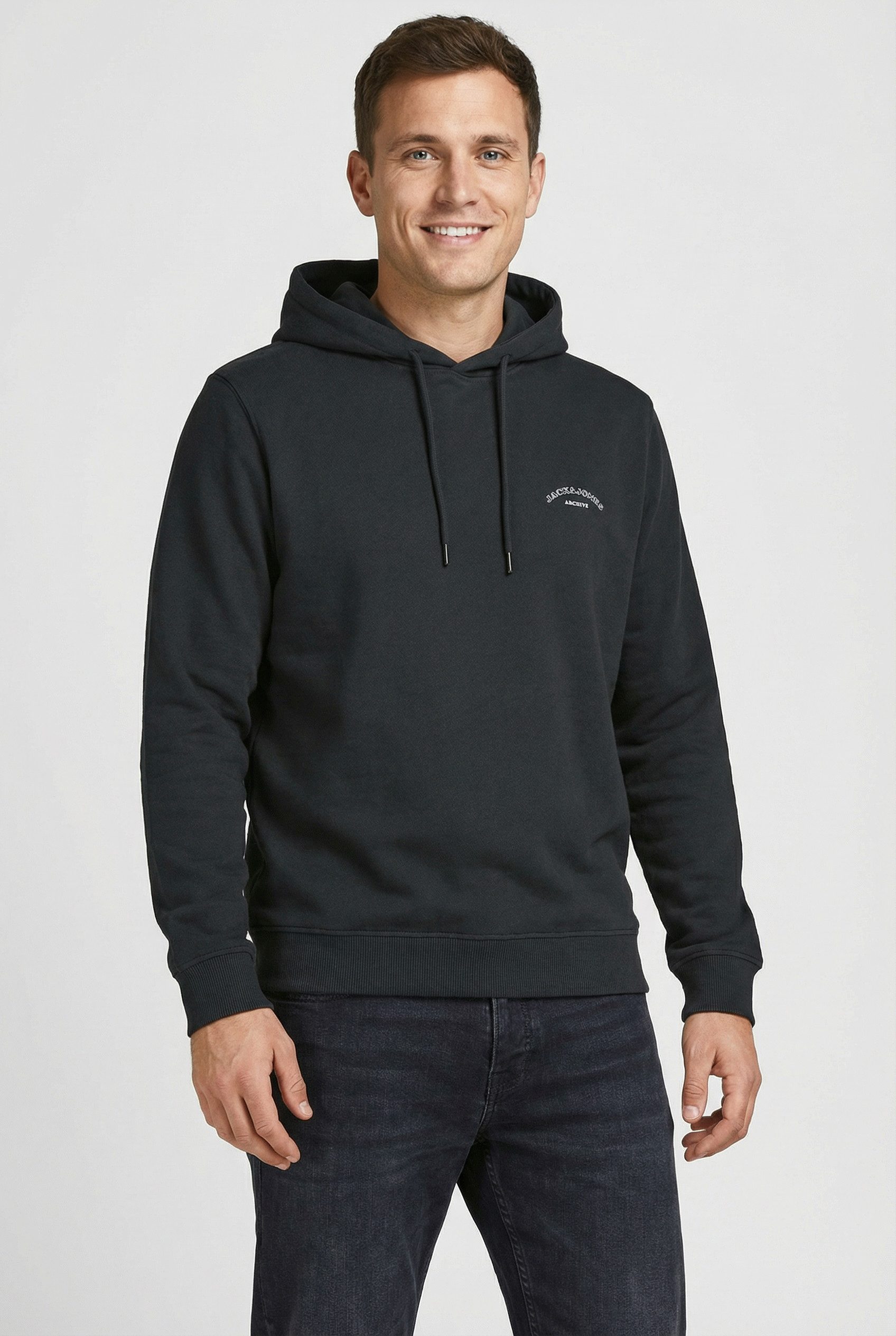 Jack & Jones Kapuzensweatshirt JJCOLLEGE LOGO SWEAT HOOD