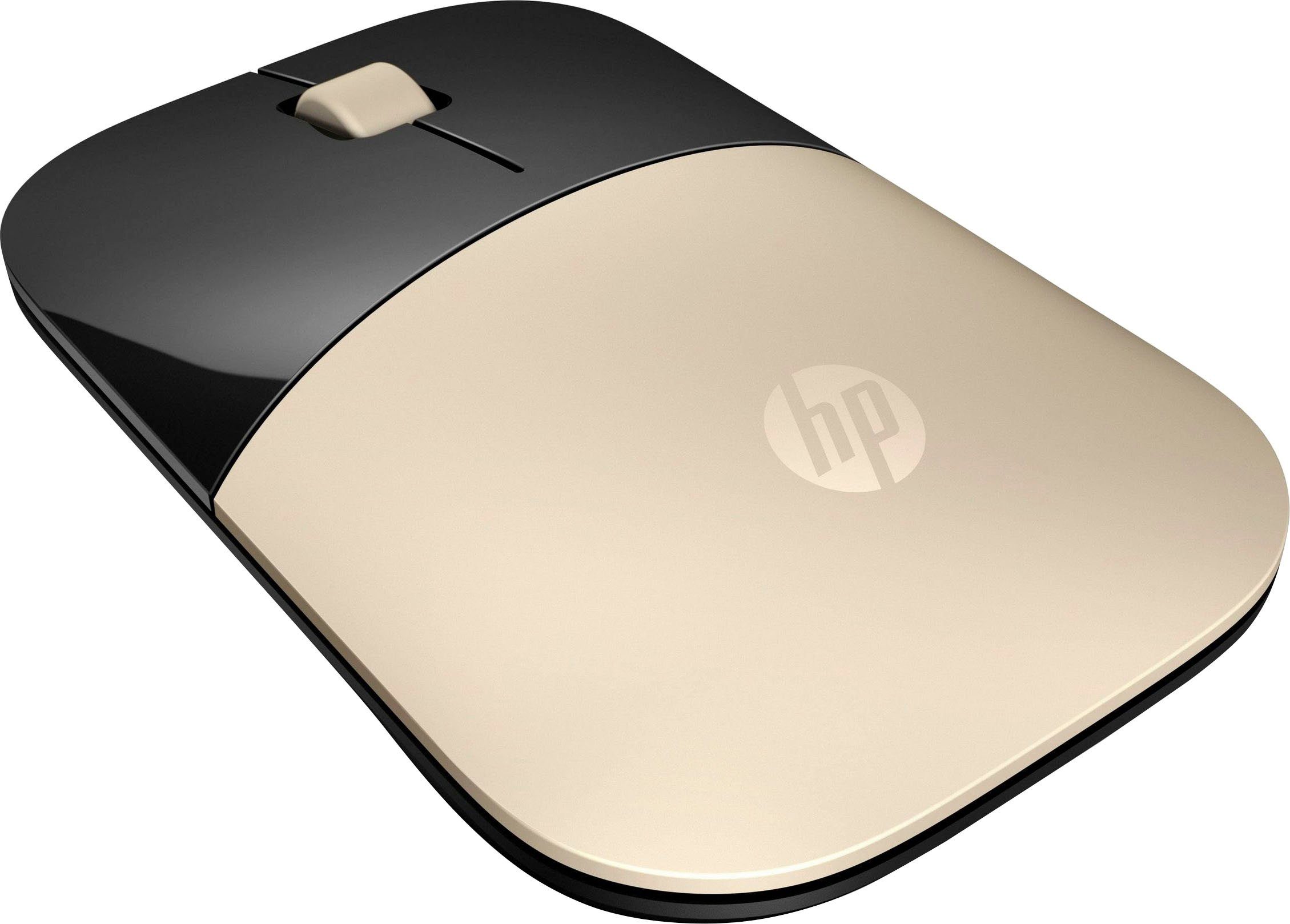 HP Maus goldfarben/schwarz Z3700