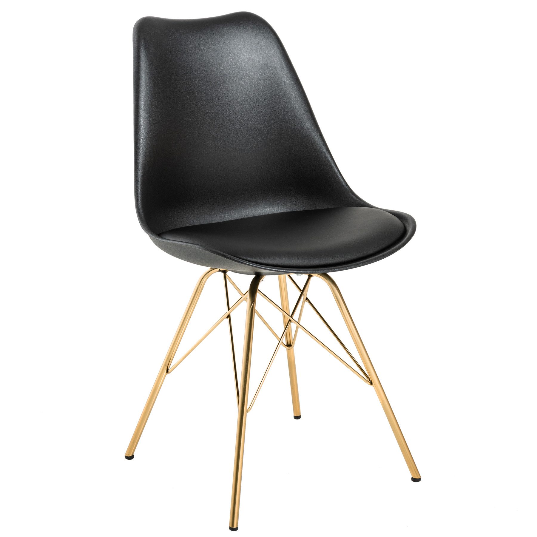 riess-ambiente Polsterstuhl SCANDINAVIA MEISTERSTÜCK schwarz / günstig online kaufen